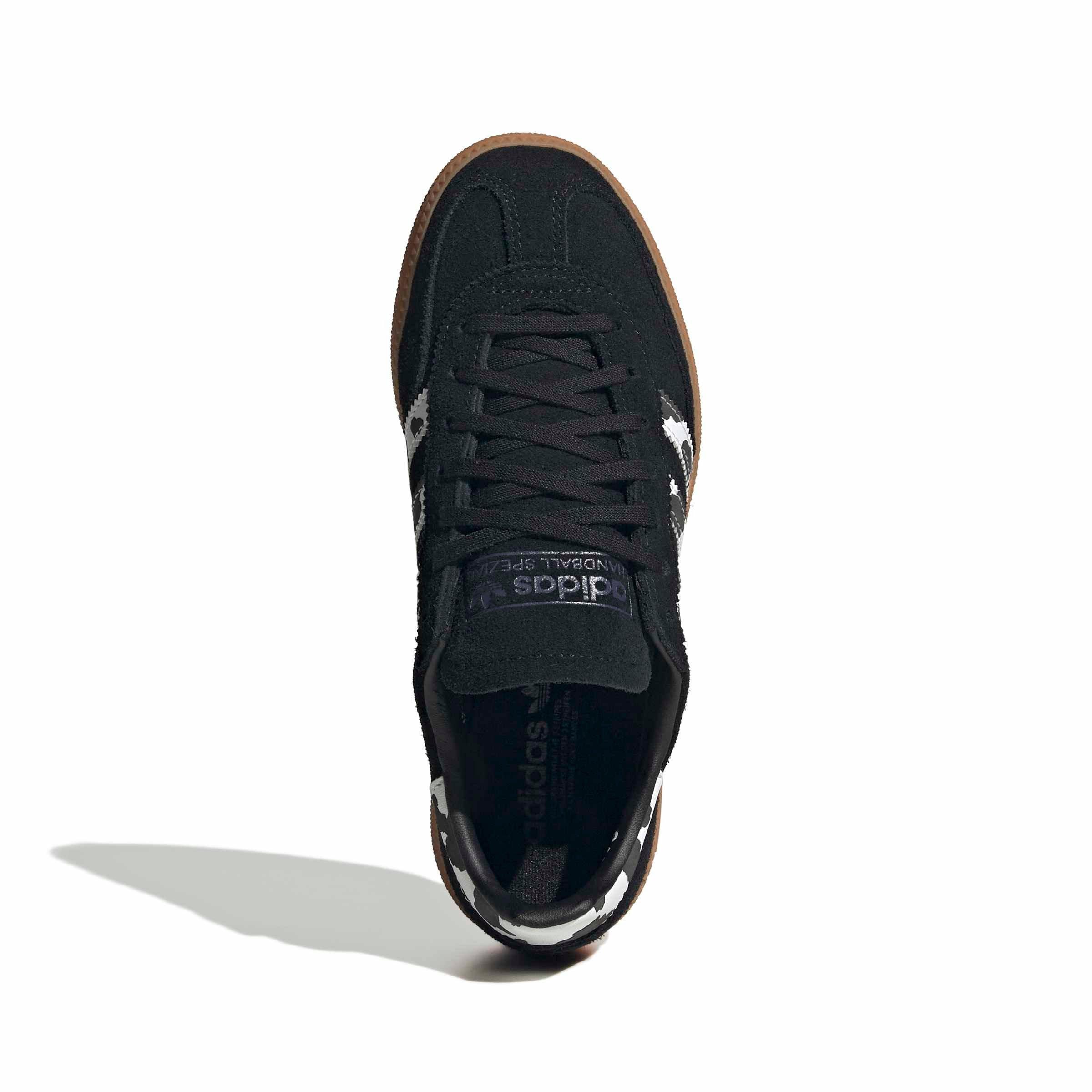 adidas Originals Handball Spezial "Core Black/Violet/Ftwr White" Grade School Girls' Shoe - BLACK/VIOLET/WHITE