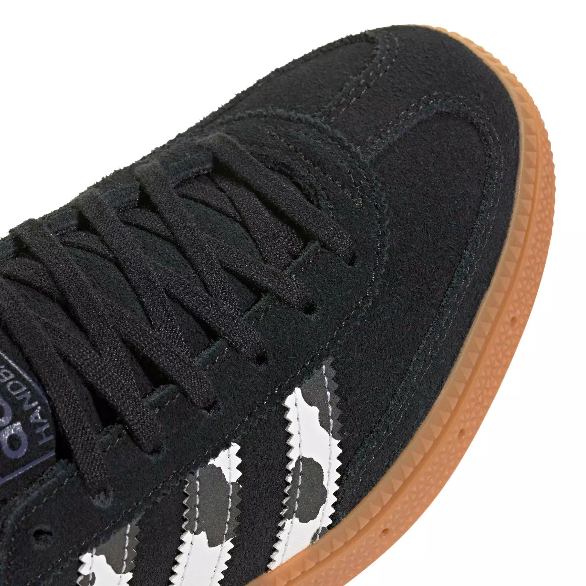 adidas Originals Handball Spezial "Core Black/Violet/Ftwr White" Grade School Girls' Shoe - BLACK/VIOLET/WHITE