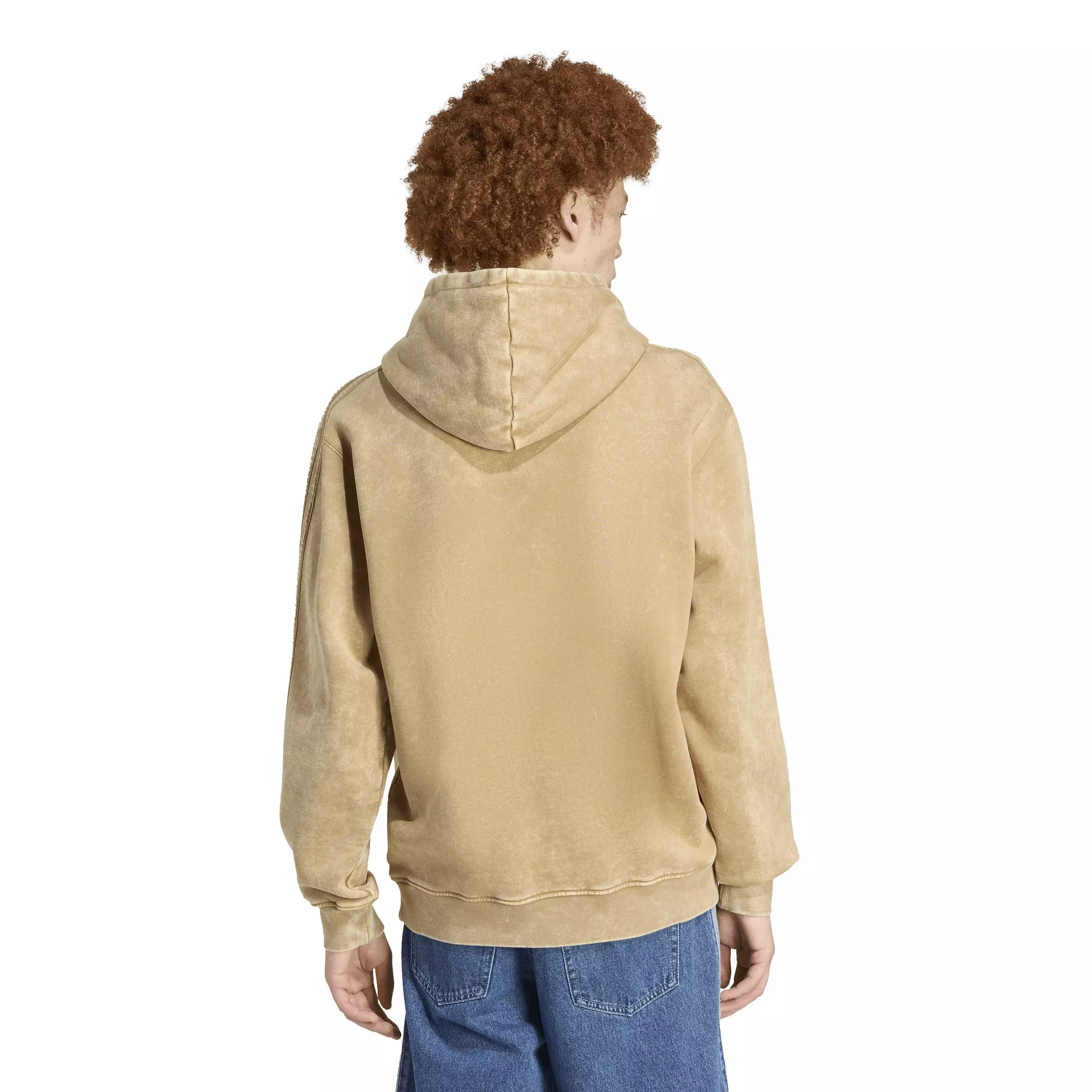 adidas Originals Men's Washed Hoodie - Beige - BEIGE