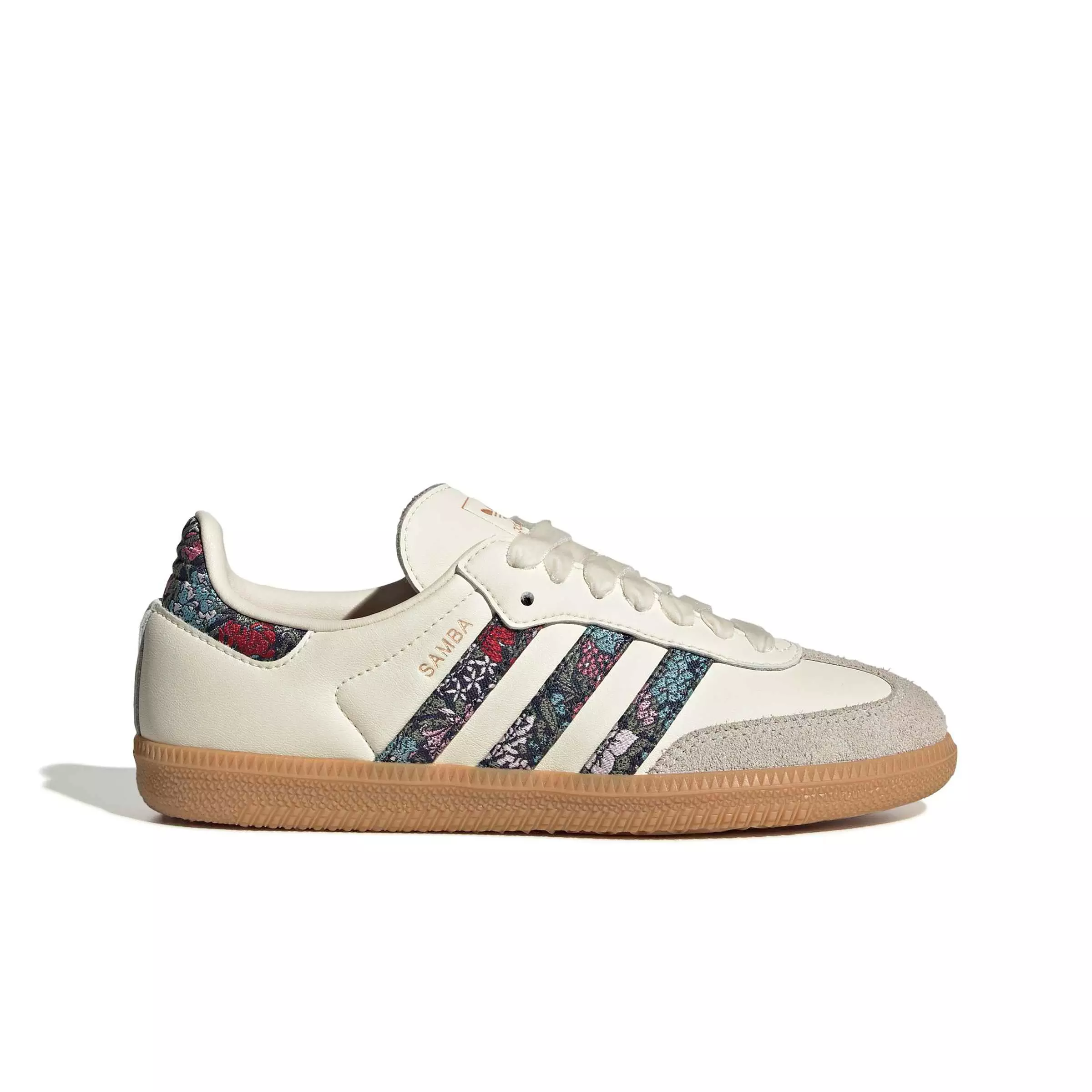 adidas Originals Liberty Samba OG "Cream White/Talc" Grade School Girls' Shoe - CREAM/TALC