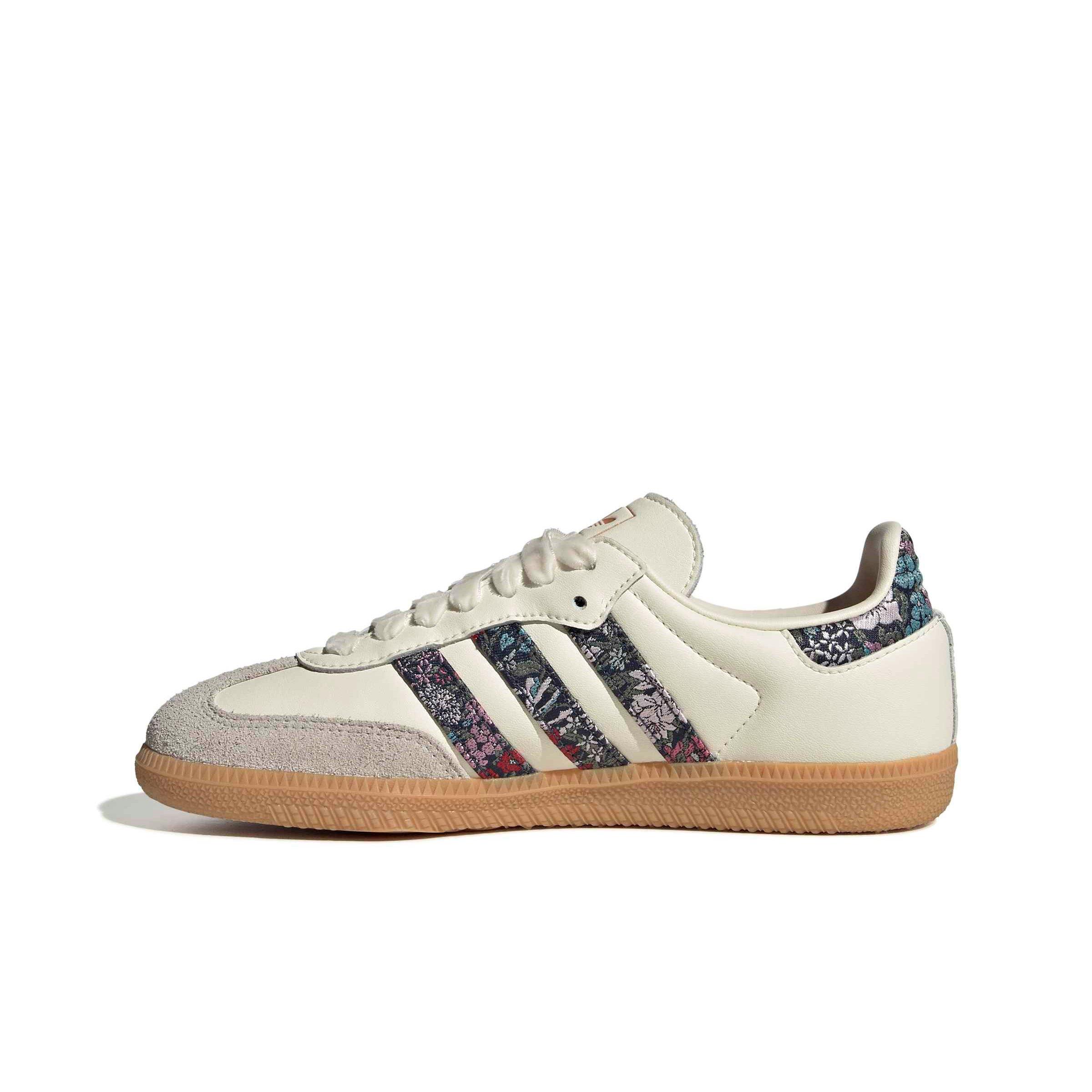 adidas Originals Liberty Samba OG "Cream White/Talc" Grade School Girls' Shoe - CREAM/TALC