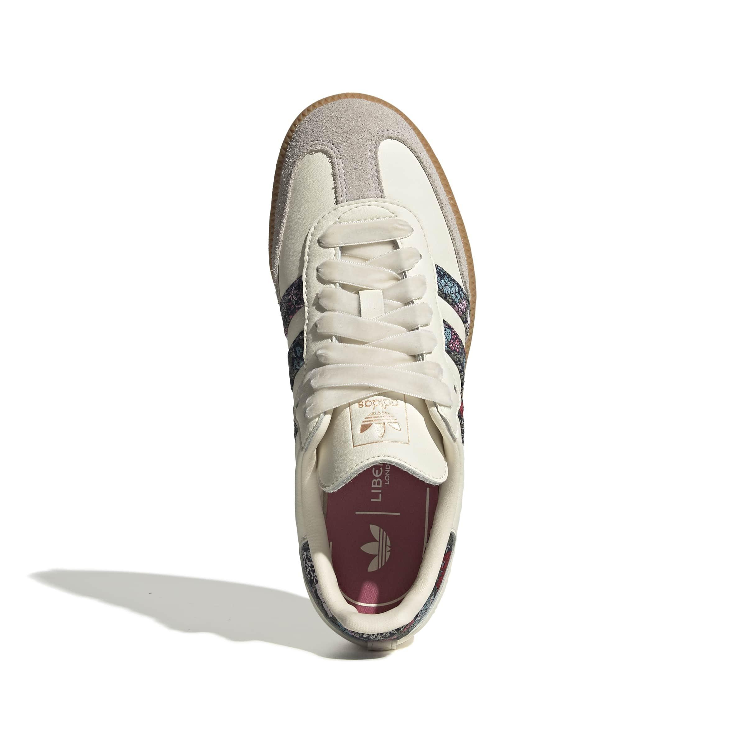 adidas Originals Liberty Samba OG "Cream White/Talc" Grade School Girls' Shoe - CREAM/TALC