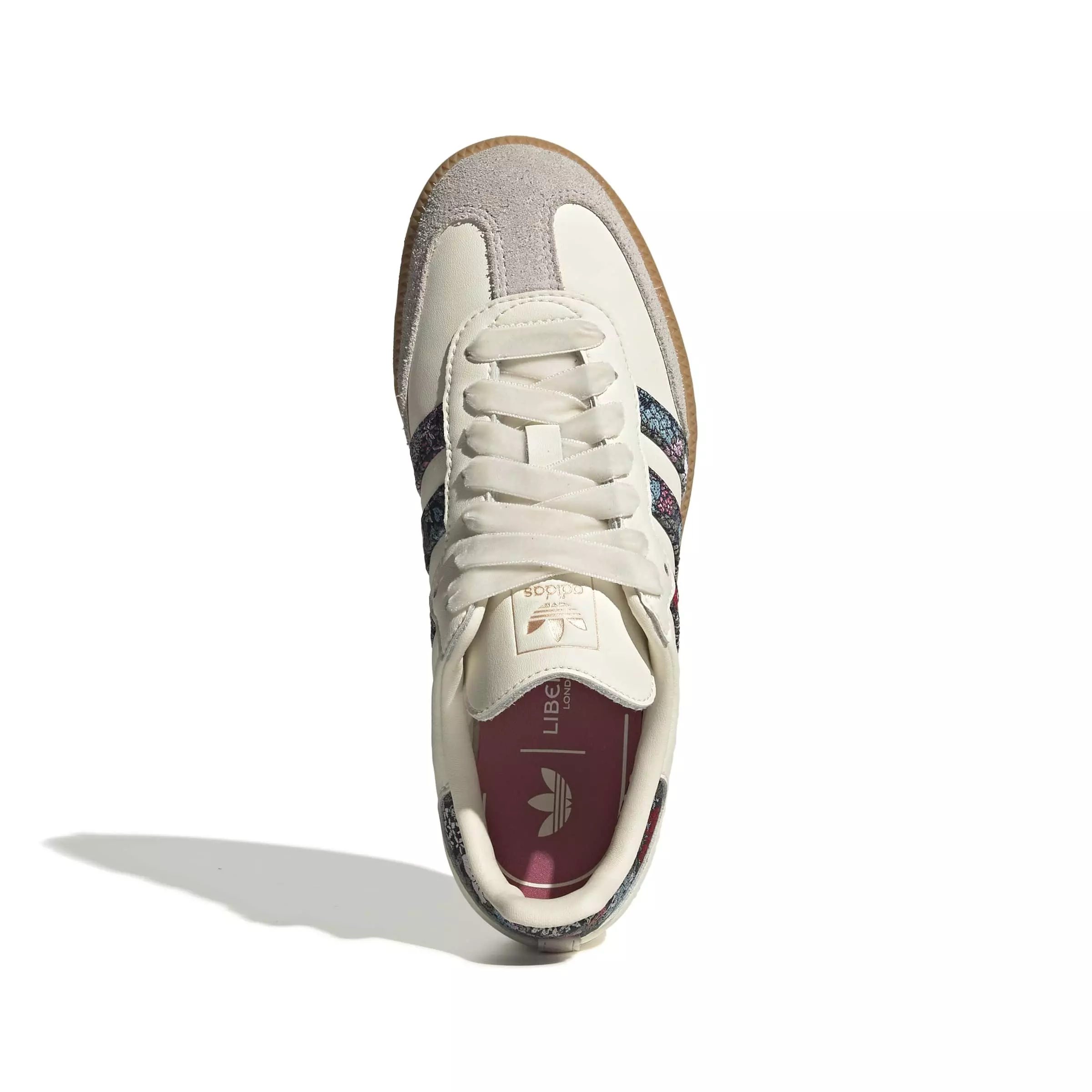 adidas Originals Liberty Samba OG "Cream White/Talc" Grade School Girls' Shoe - CREAM/TALC