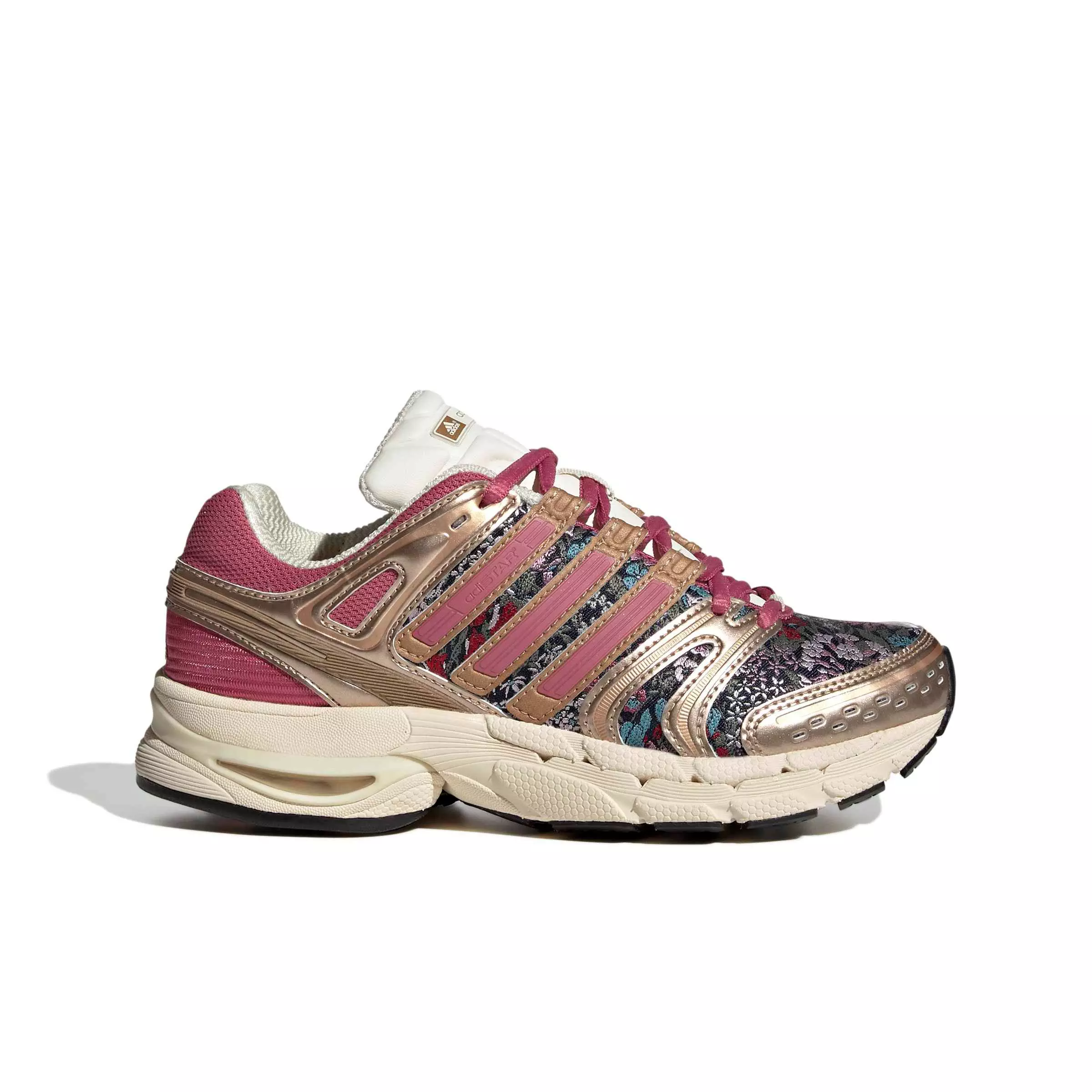 adidas Originals Liberty London Adistar Control 5 "Cream/Magenta/Black" Grade School Girls' Shoe - CREAM/MAGENTA/BLACK