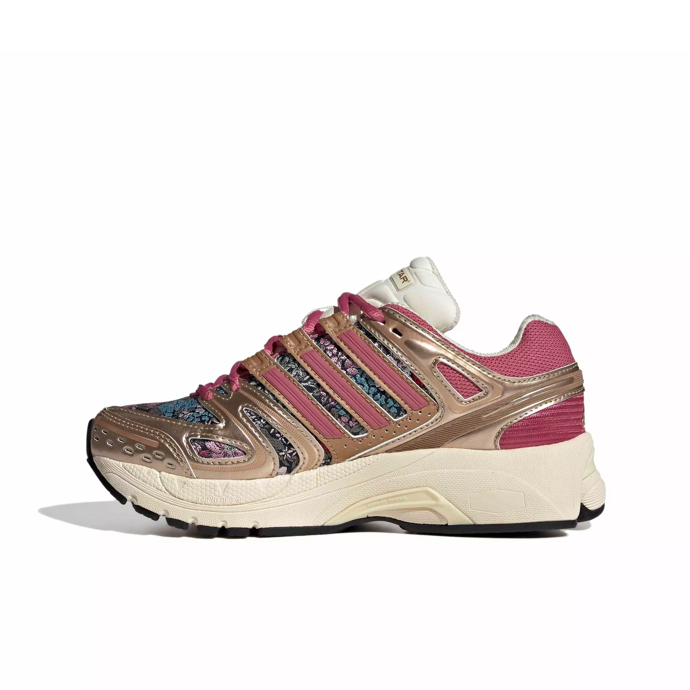 adidas Originals Liberty London Adistar Control 5 "Cream/Magenta/Black" Grade School Girls' Shoe - CREAM/MAGENTA/BLACK