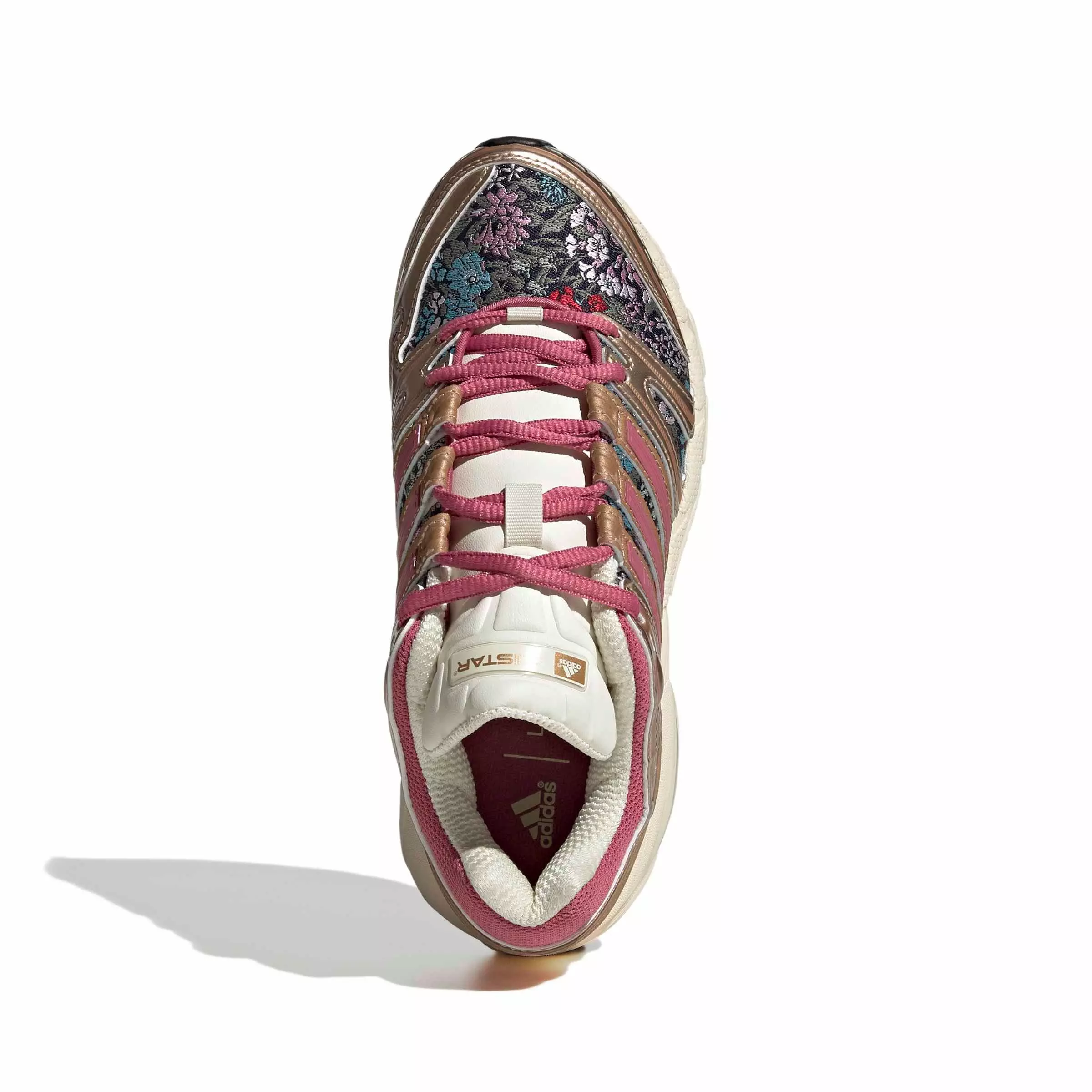 adidas Originals Liberty London Adistar Control 5 "Cream/Magenta/Black" Grade School Girls' Shoe - CREAM/MAGENTA/BLACK