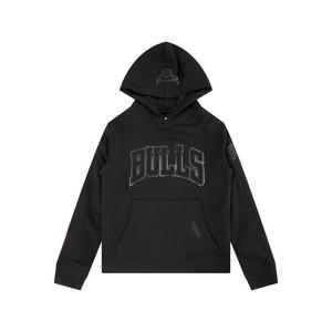 Pro Standard Little Boys​' NBA Chicago Bulls Triple Black Fleece PO Hoodie -Black