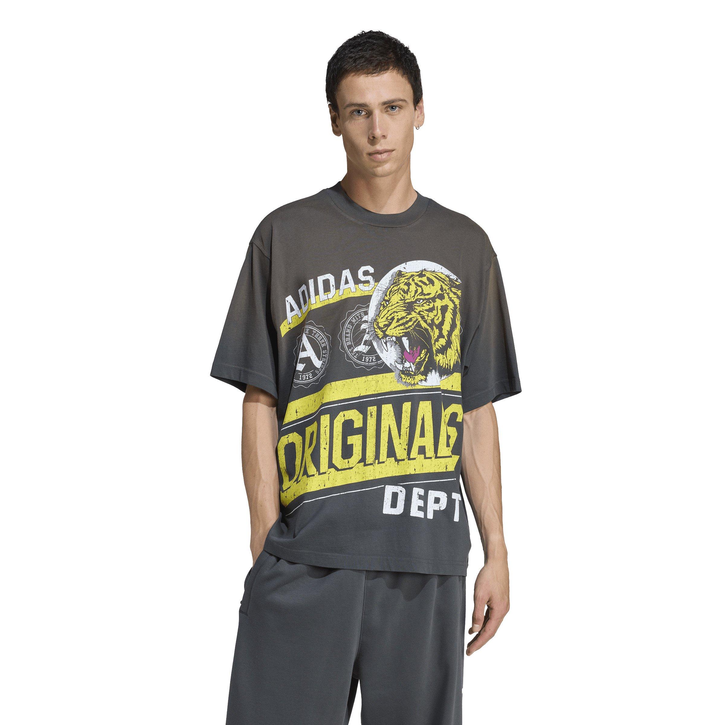 adidas Originals Men's Originals Dept. Graphic Tee - Grey - GREY Thumbnail View 1