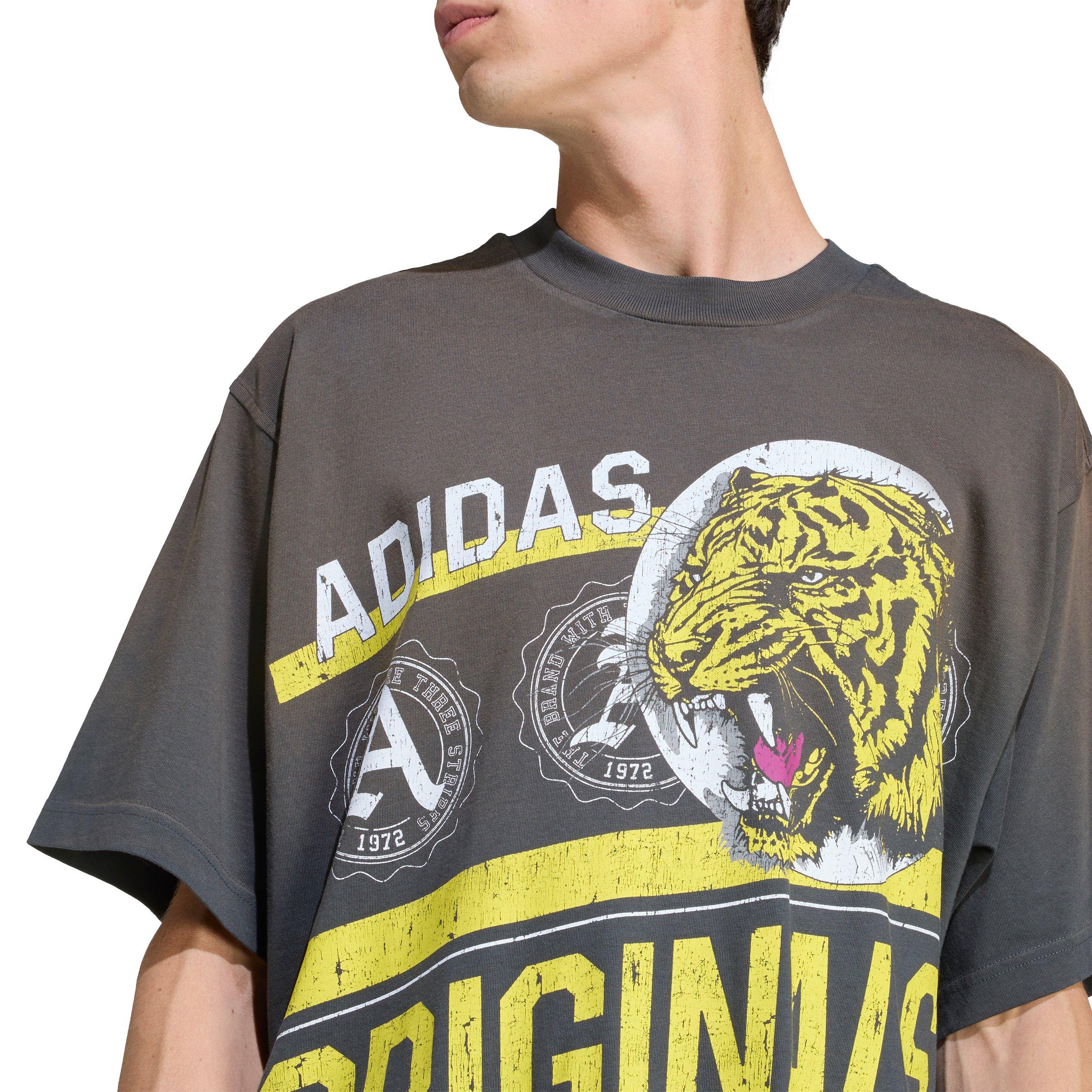 adidas Originals Men's Originals Dept. Graphic Tee - Grey - GREY Thumbnail View 3