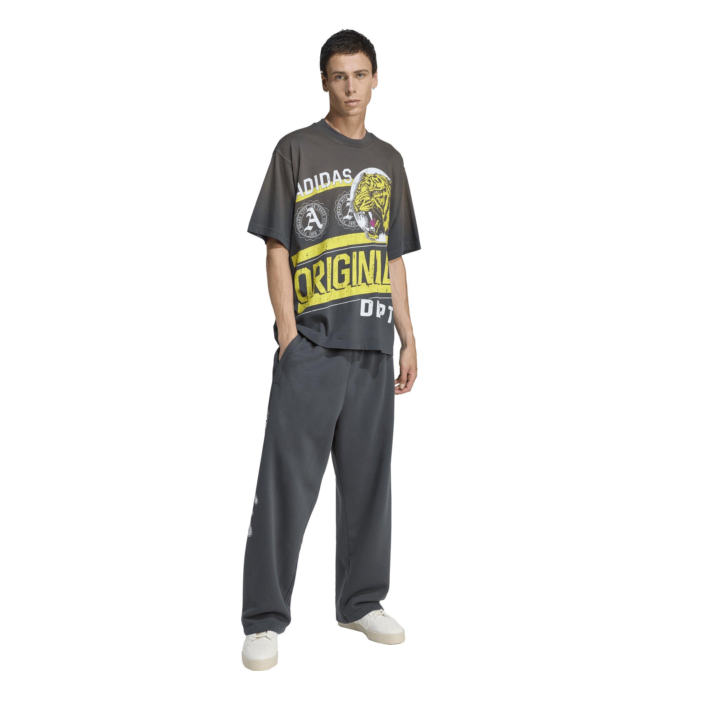 adidas Originals Men's Originals Dept. Graphic Tee - Grey - GREY Thumbnail View 5