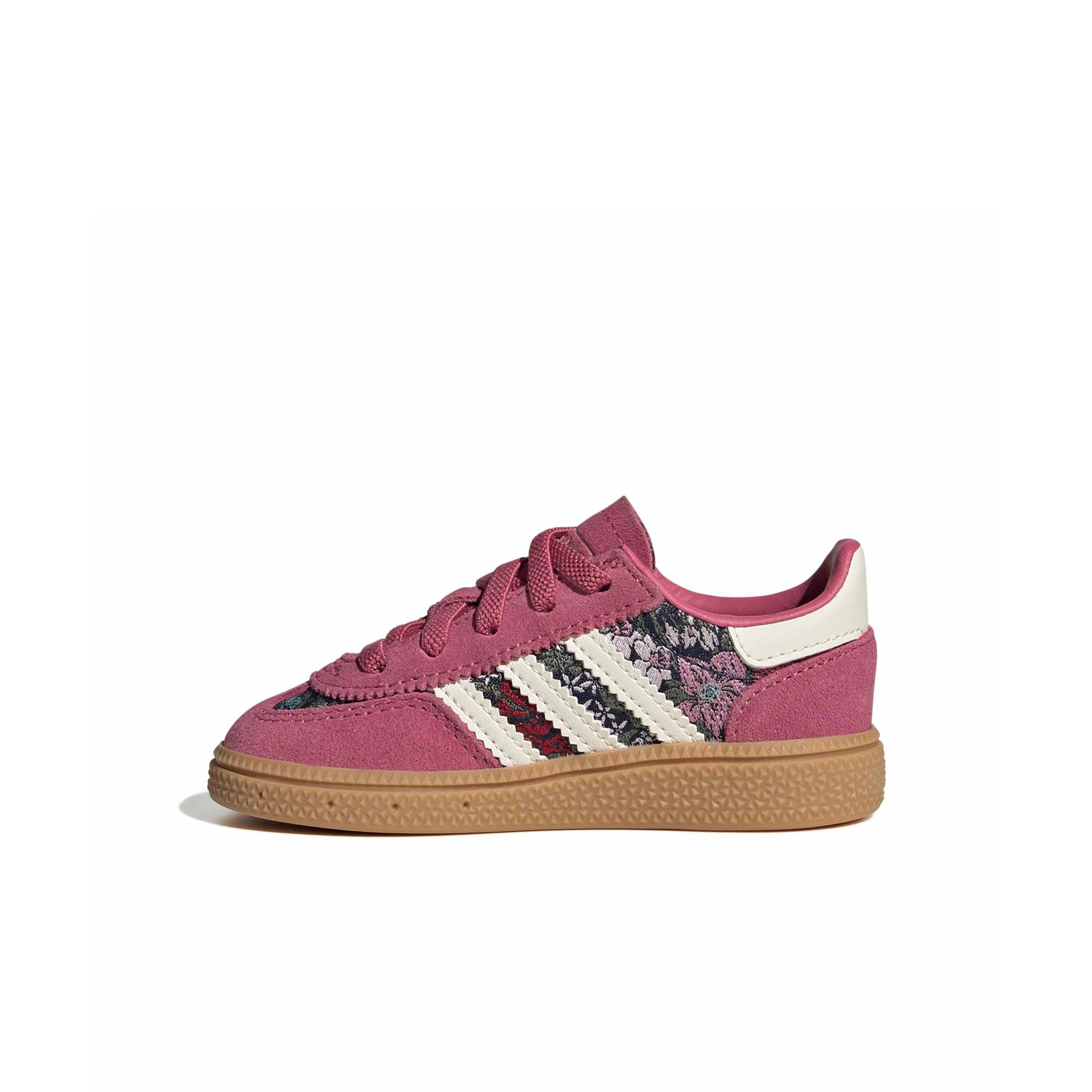 adidas Originals Liberty London Handball Spezial CCEL "Magenta/Cream White/Gum 3" Infant Girls' Shoe - MAGENTA/CREAM/GUM