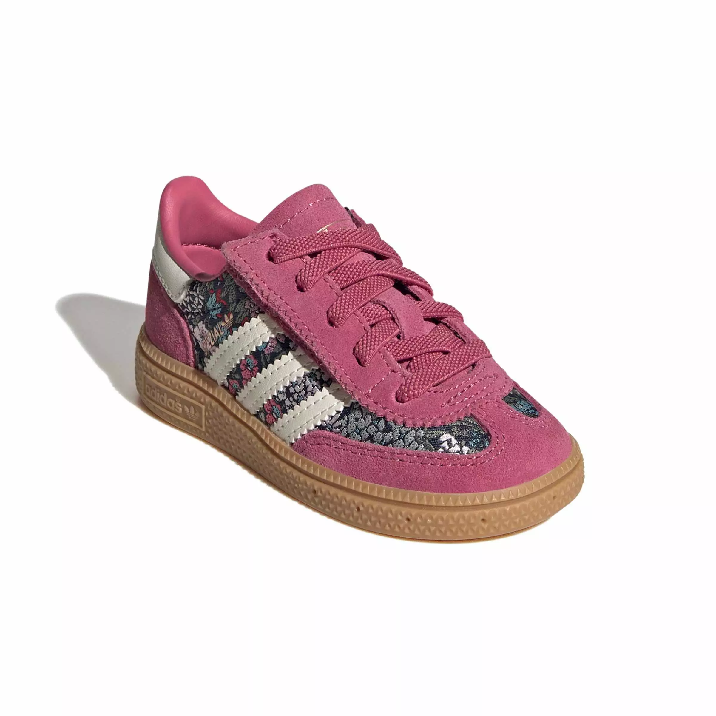 adidas Originals Liberty London Handball Spezial CCEL "Magenta/Cream White/Gum 3" Infant Girls' Shoe - MAGENTA/CREAM/GUM