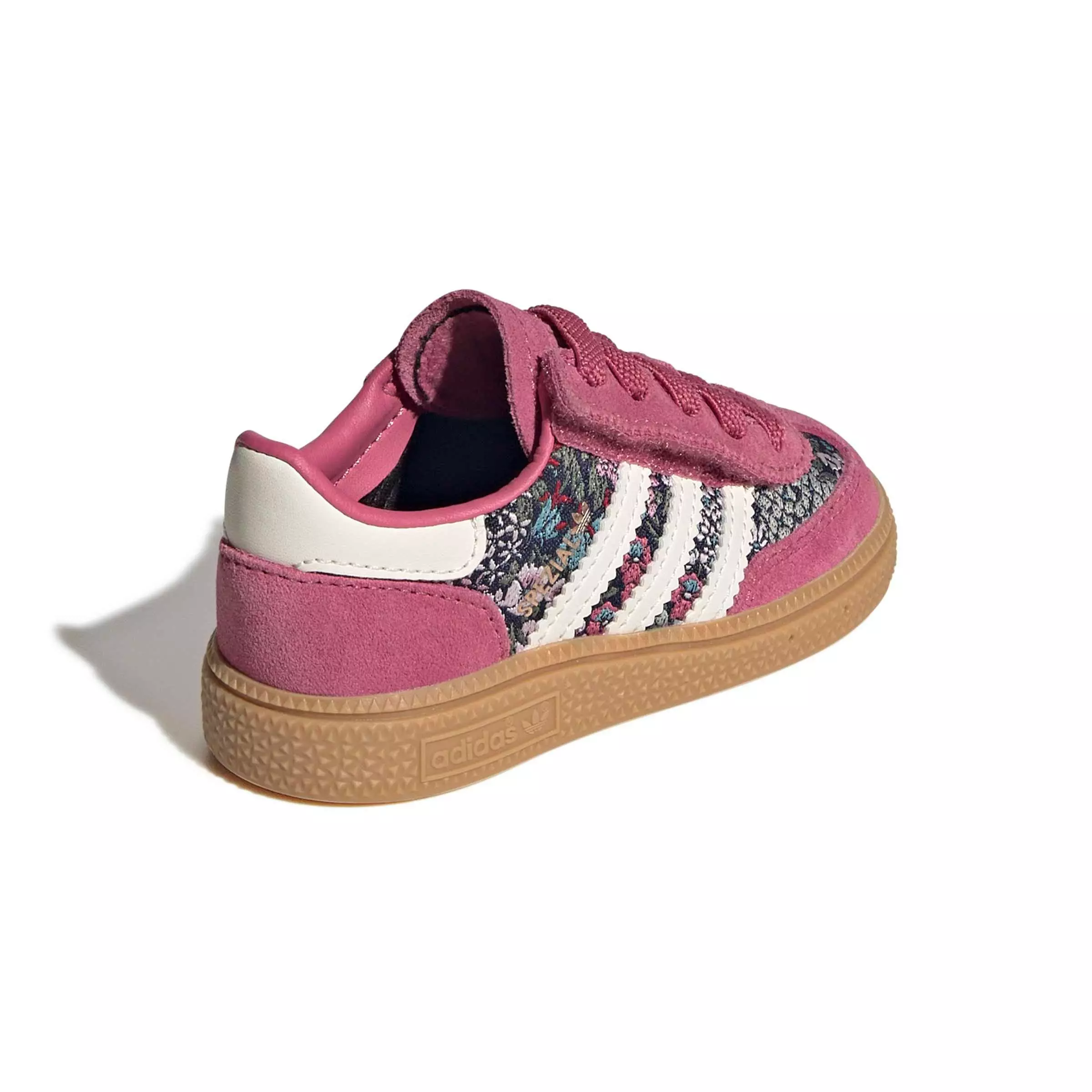 adidas Originals Liberty London Handball Spezial CCEL "Magenta/Cream White/Gum 3" Infant Girls' Shoe - MAGENTA/CREAM/GUM