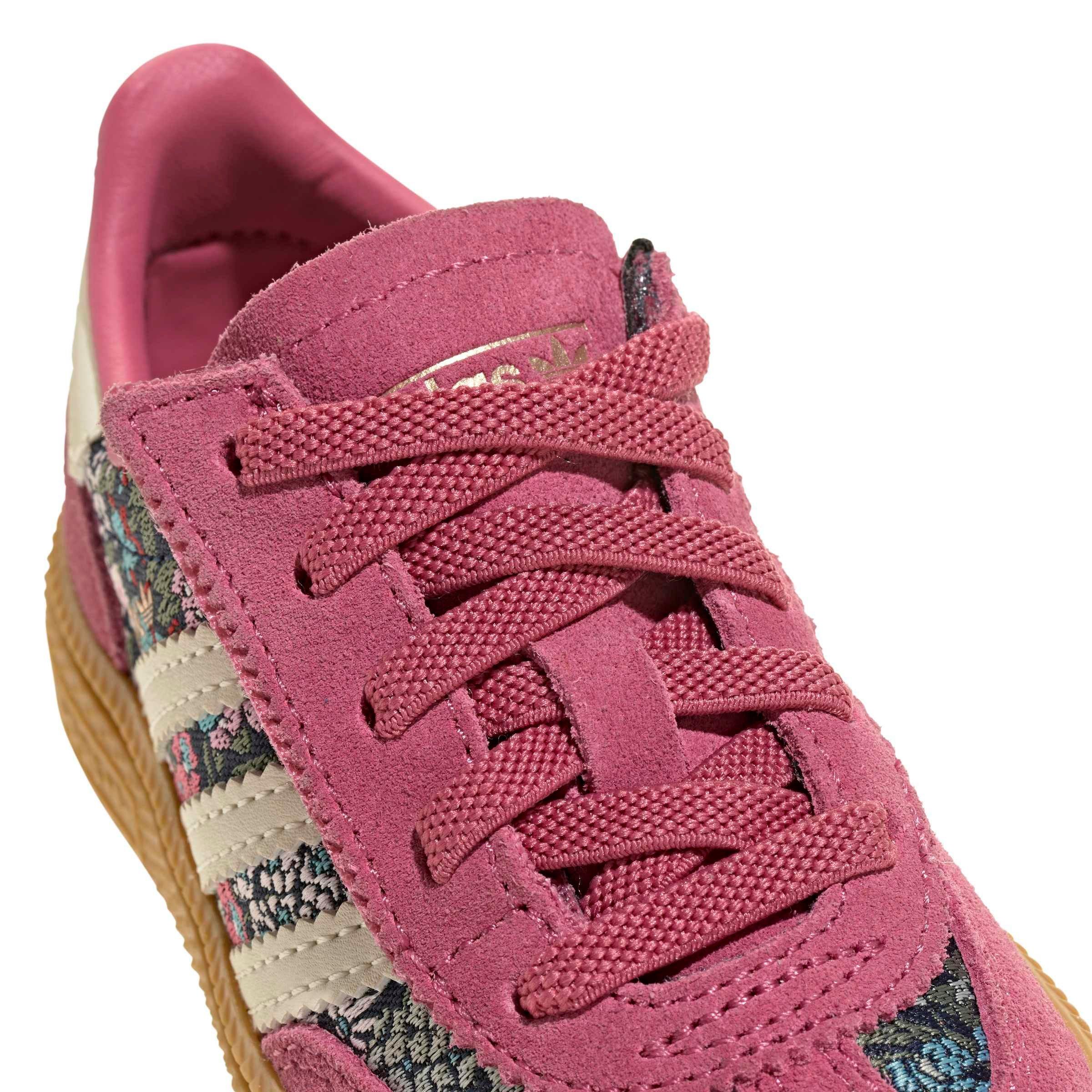 adidas Originals Liberty London Handball Spezial "Dual Magenta" Toddler Kids' Shoe - DUAL MAGENTA/CREAM WHITE/GUM