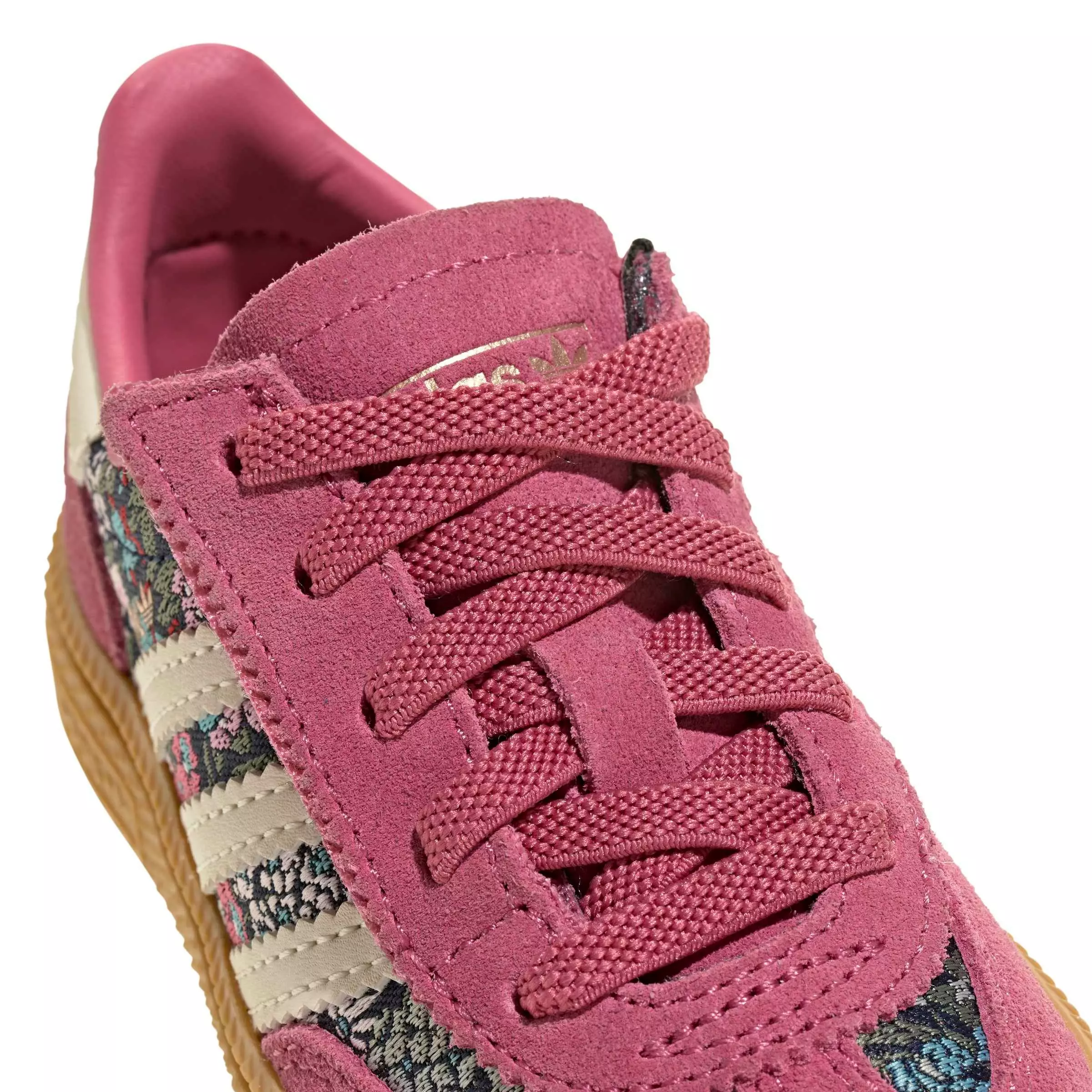 adidas Originals Liberty London Handball Spezial "Dual Magenta" Toddler Kids' Shoe - DUAL MAGENTA/CREAM WHITE/GUM