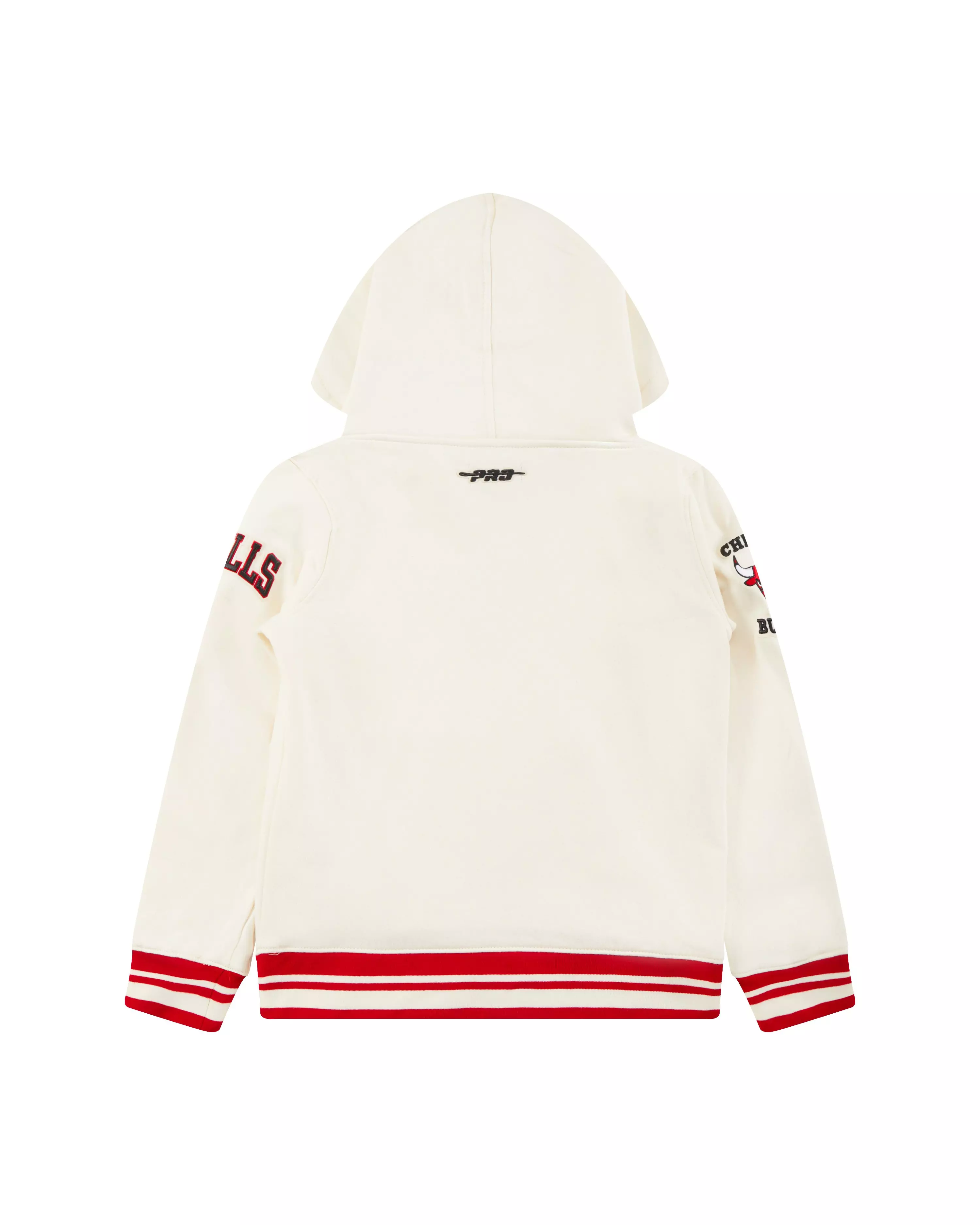 Pro Standard Little Boys​' Chicago Bulls Retro Classic Rib Fleece PO Hoodie -Cream/Red - CREAM/RED