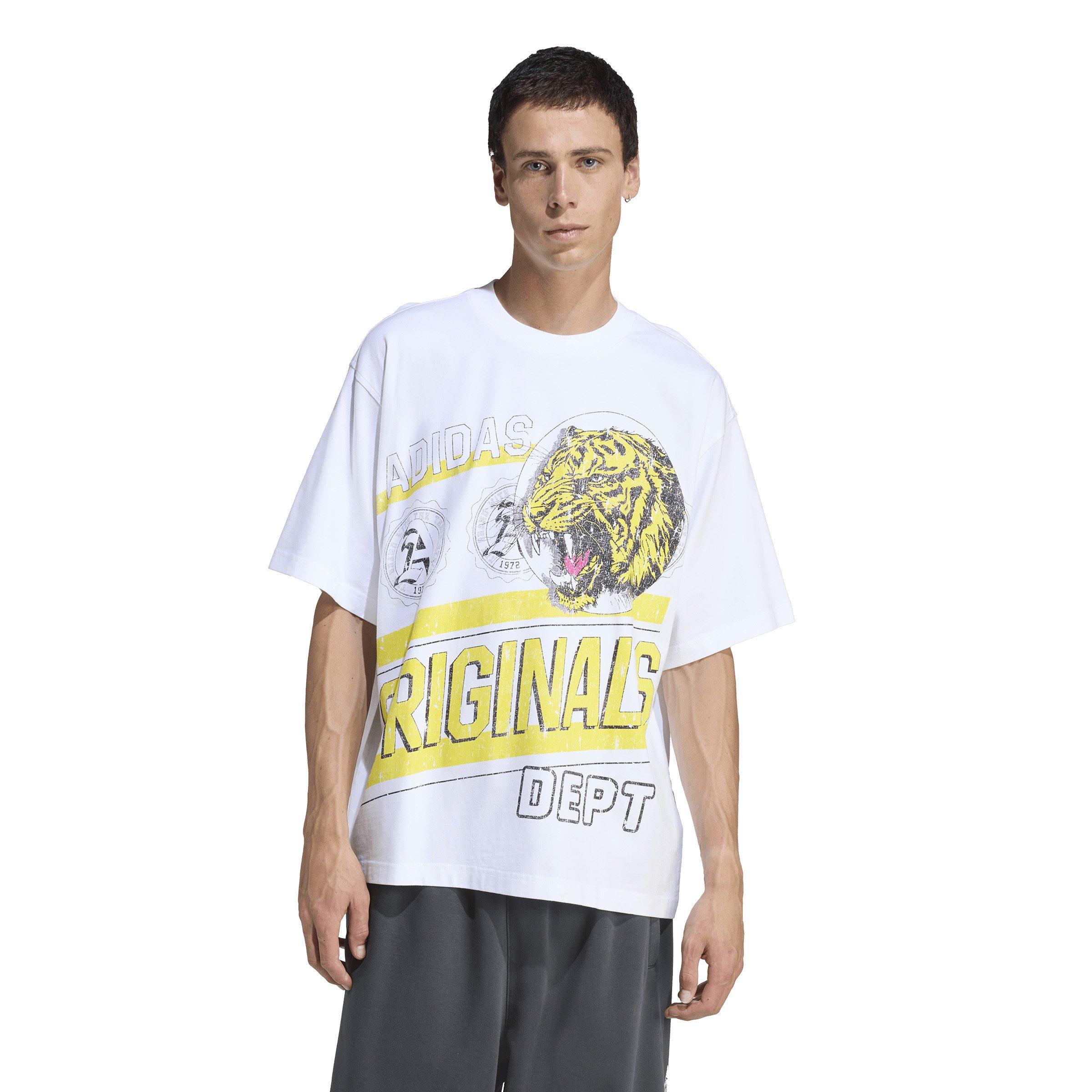 adidas Originals Men's Originals Dept. Graphic Tee - White - WHITE Thumbnail View 1