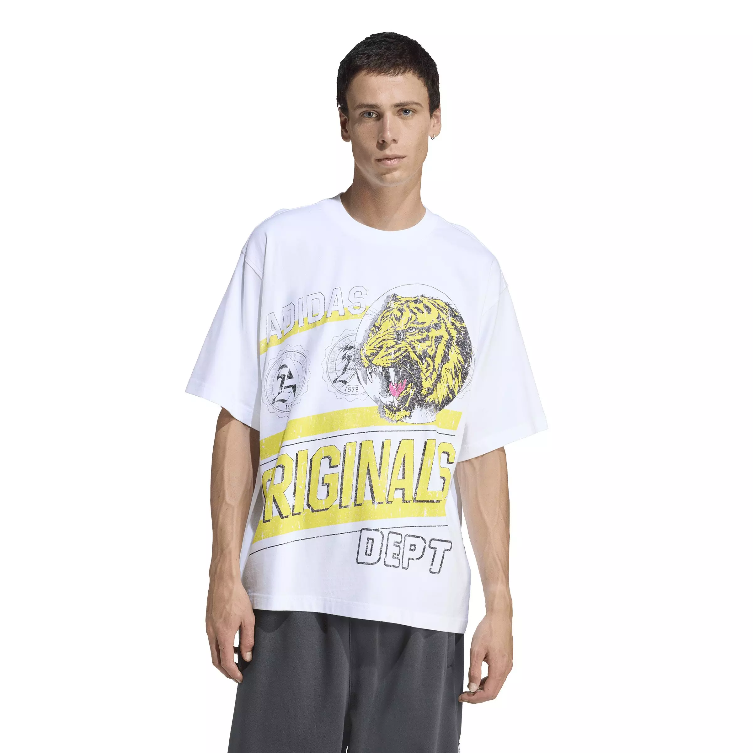 adidas Originals Men's Originals Dept. Graphic Tee - White - WHITE