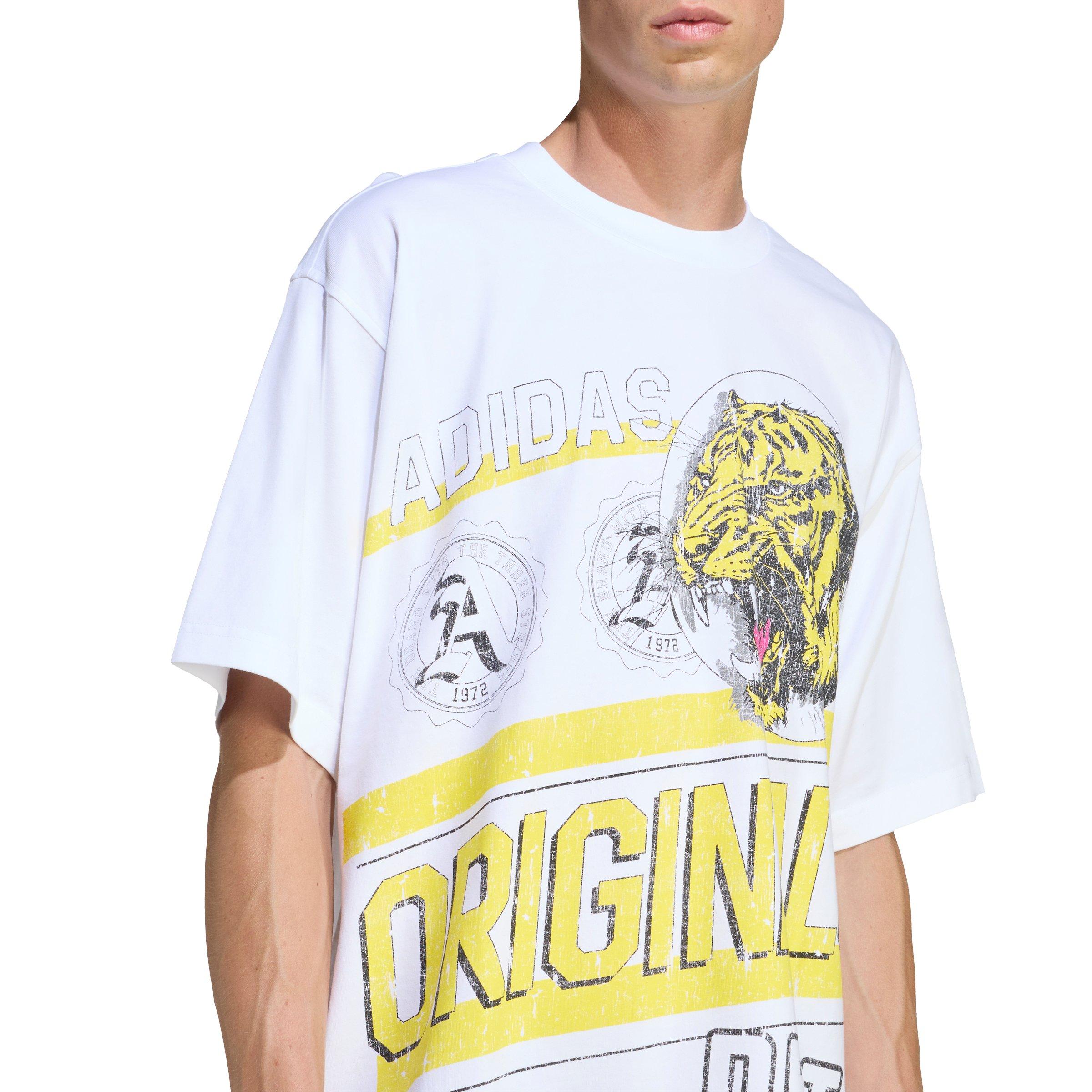 adidas Originals Men's Originals Dept. Graphic Tee - White - WHITE Thumbnail View 3