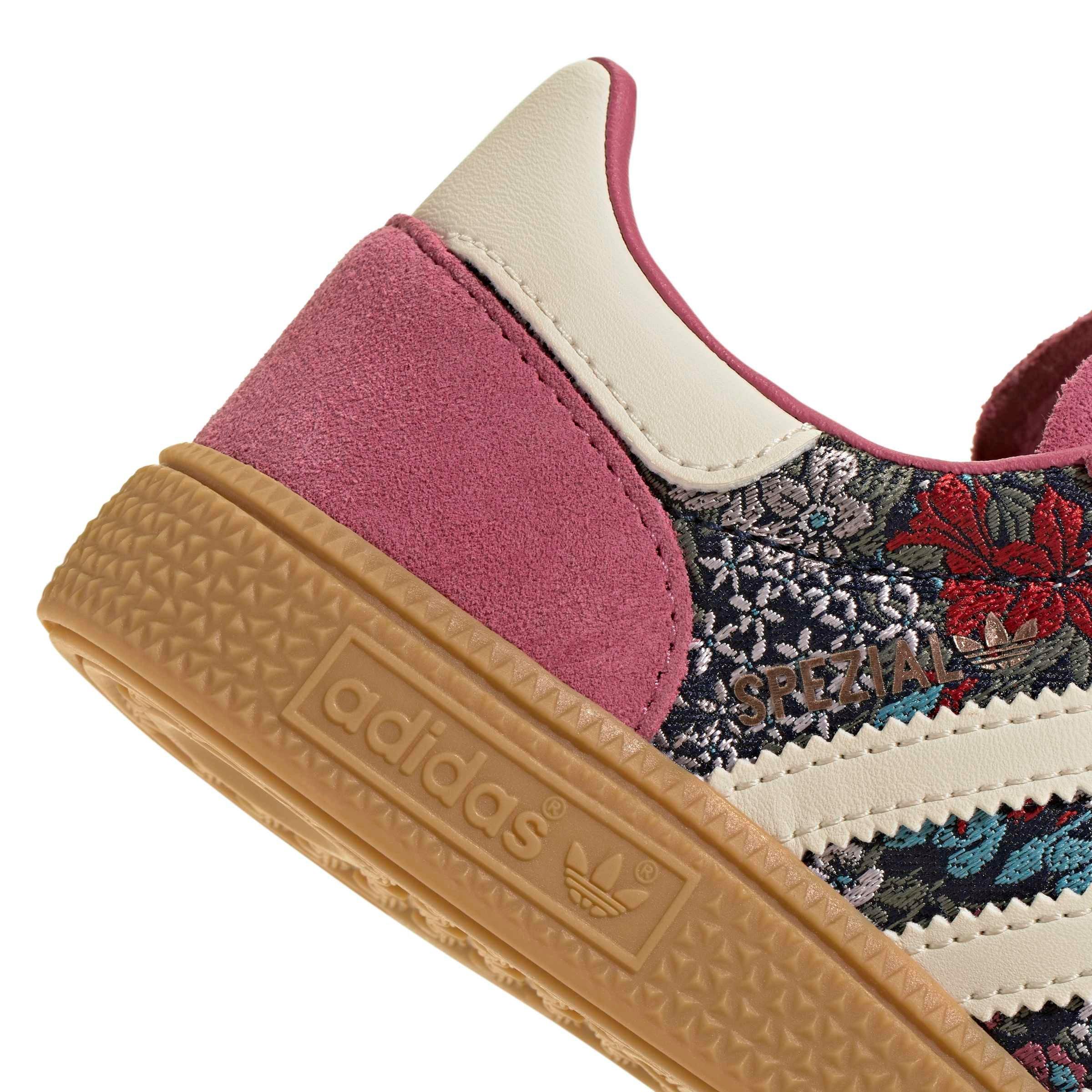 adidas Originals Liberty London Handball Spezial "Equipment Red" Preschool Kids' Shoe - EQUIPMENT RED/CREAM WHITE/GUM