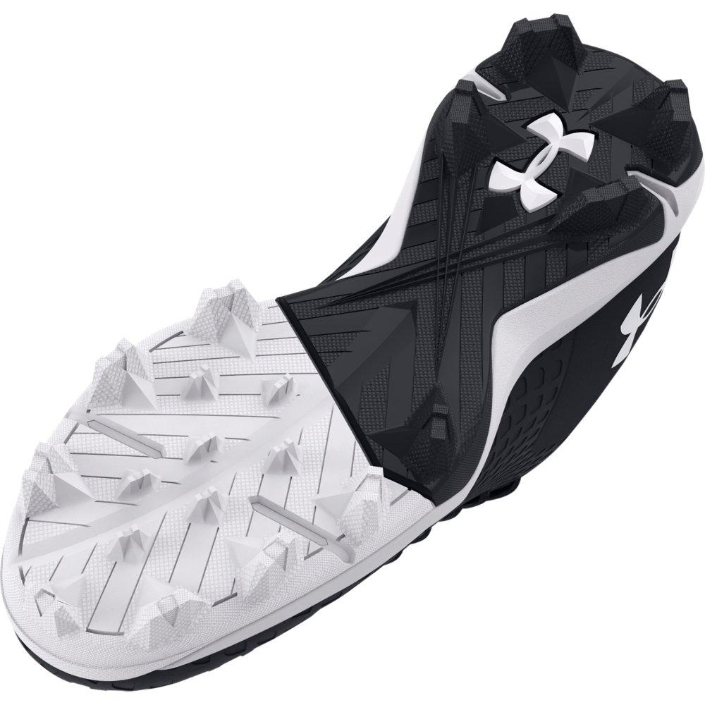 Under Armour Glyde 2 RM "Black/White" Women's Softball Cleat - BLACK/WHITE Thumbnail View 5