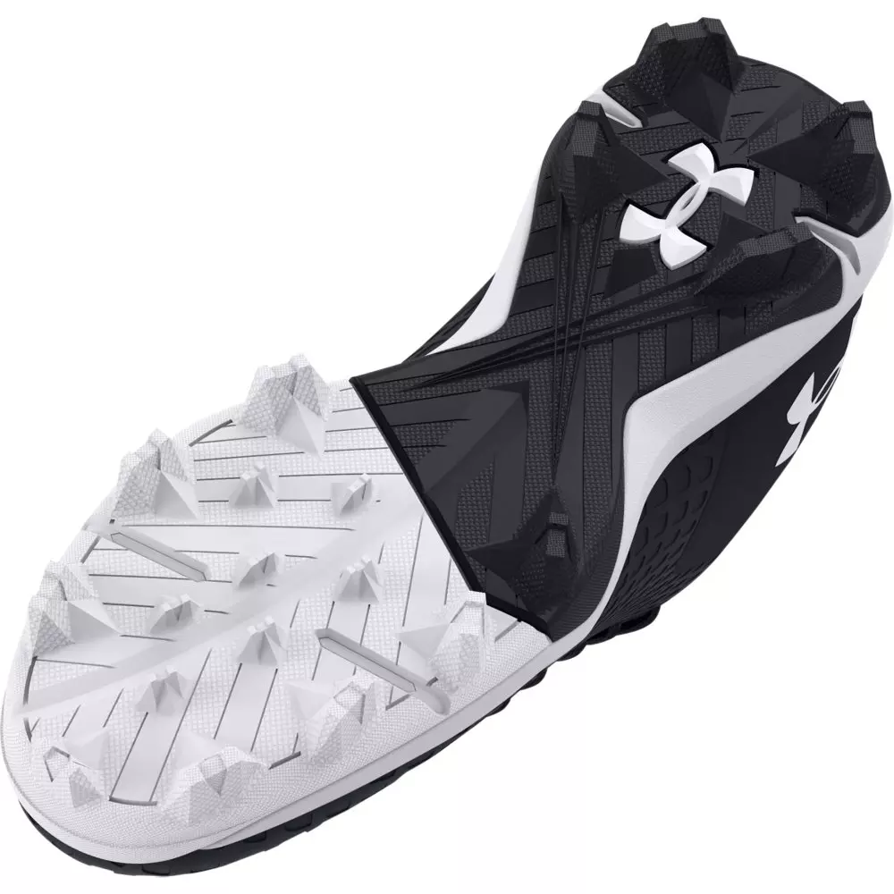 Under Armour Glyde 2 RM "Black/White" Women's Softball Cleat - BLACK/WHITE