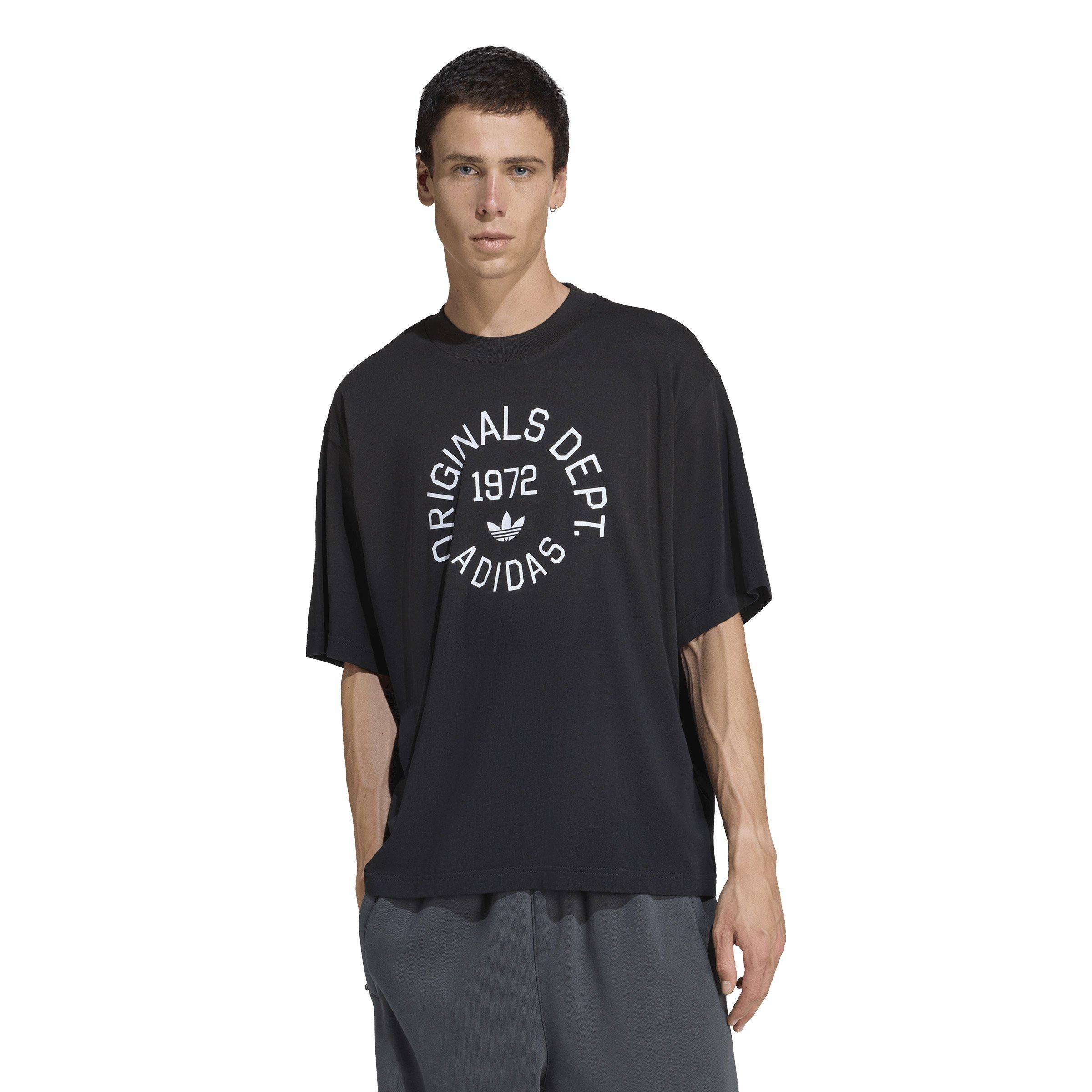 adidas Originals Men's Originals Dept. Graphic Tee - Black - BLACK Thumbnail View 1