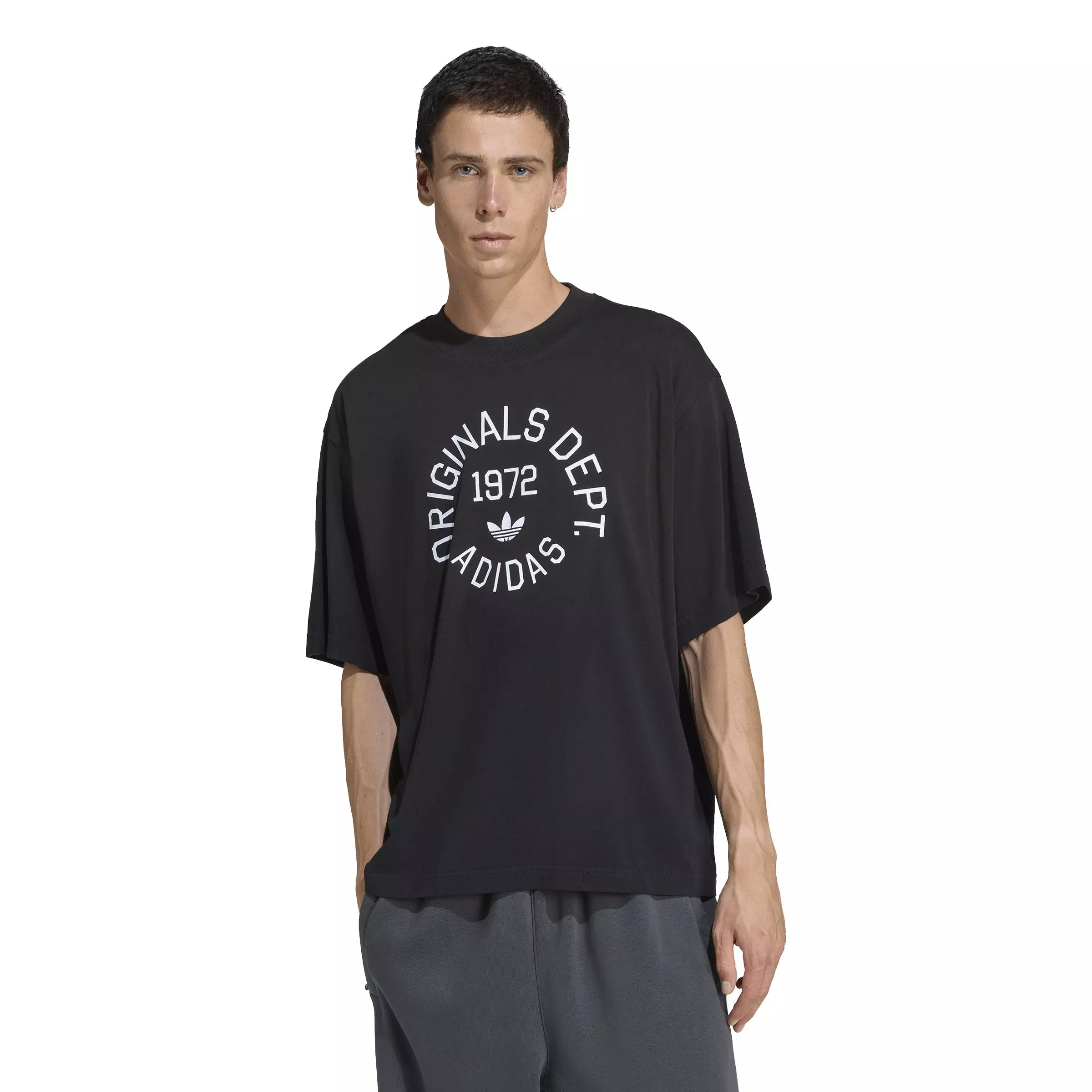 adidas Originals Men's Originals Dept. Graphic Tee - Black - BLACK