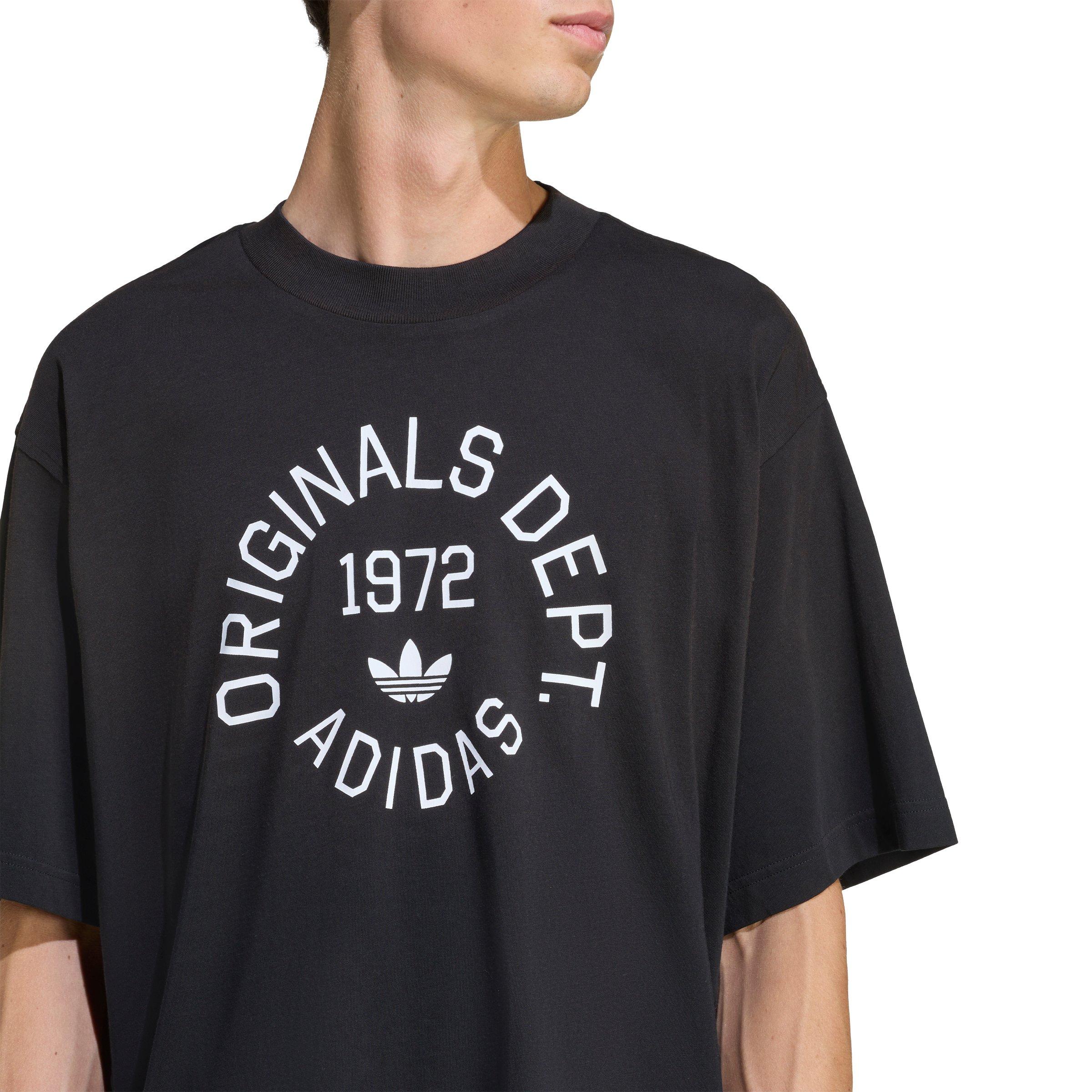 adidas Originals Men's Originals Dept. Graphic Tee - Black - BLACK Thumbnail View 3