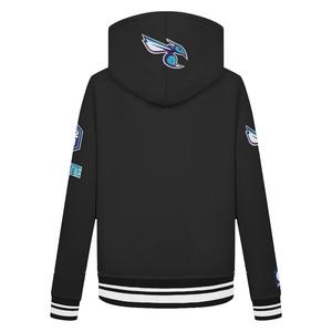 Pro Standard Little Boys​' NBA Charlotte Hornets Classic Rib Fleece PO Hoodie -Black