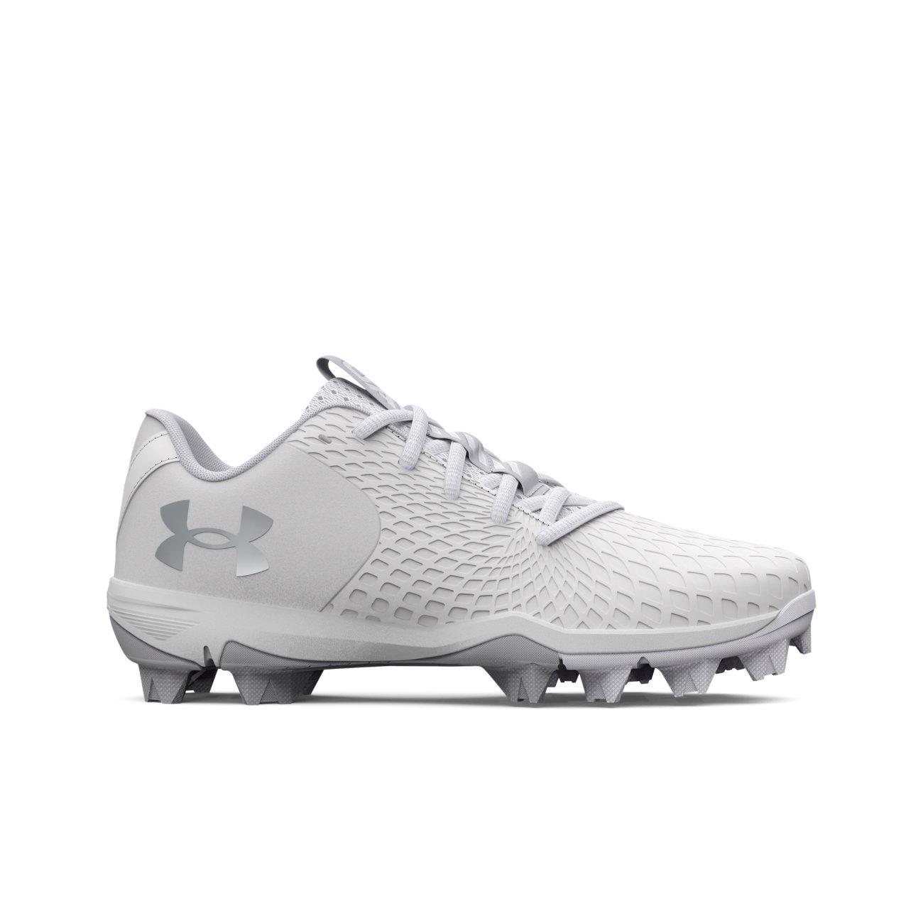 Under Armour Glyde 2 RM "White/Metallic Silver" Women's Softball Cleat - WHITE/SILVER Thumbnail View 1