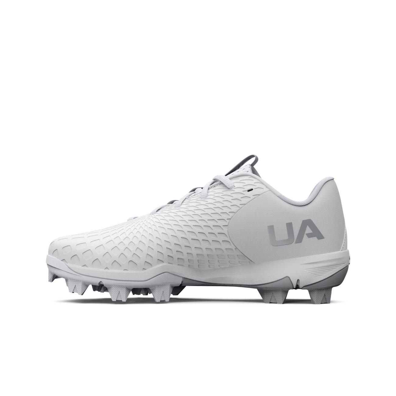 Under Armour Glyde 2 RM "White/Metallic Silver" Women's Softball Cleat - WHITE/SILVER Thumbnail View 2