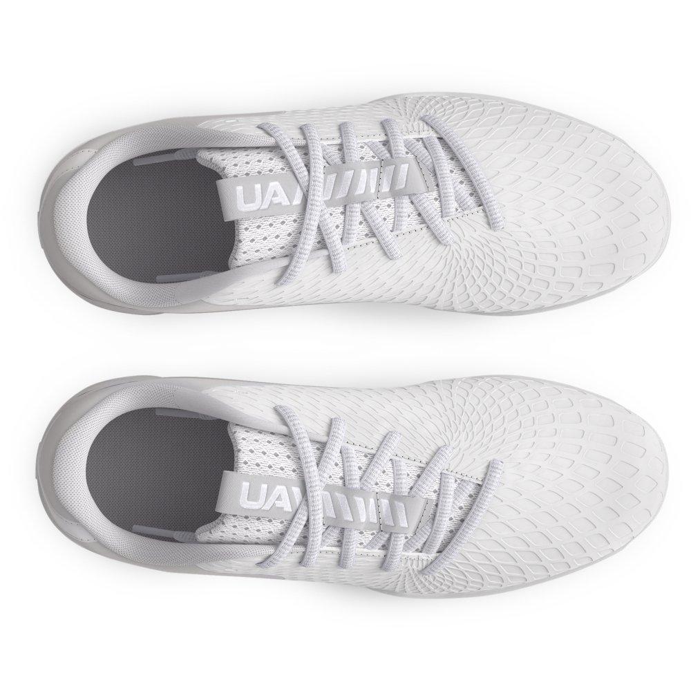 Under Armour Glyde 2 RM "White/Metallic Silver" Women's Softball Cleat - WHITE/SILVER Thumbnail View 4