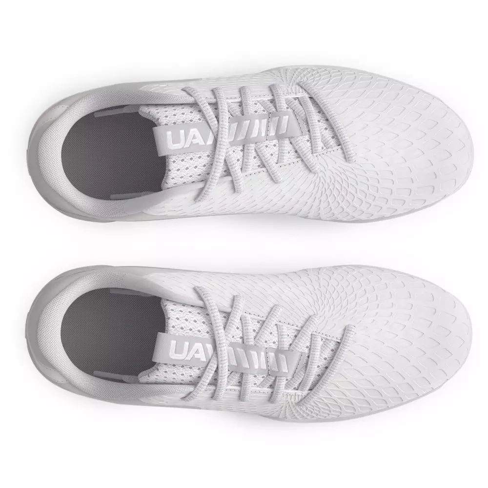 Under Armour Glyde 2 RM "White/Metallic Silver" Women's Softball Cleat - WHITE/SILVER