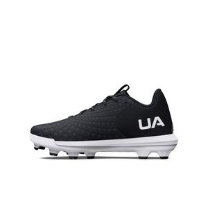 Under Armour Glyde 2 TPU Jr. "Black/White" Grade School Girls' Softball Cleat