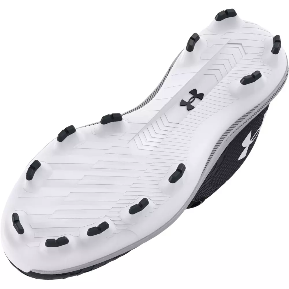 Under Armour Glyde 2 TPU Jr. "Black/White" Grade School Girls' Softball Cleat - BLACK/WHITE