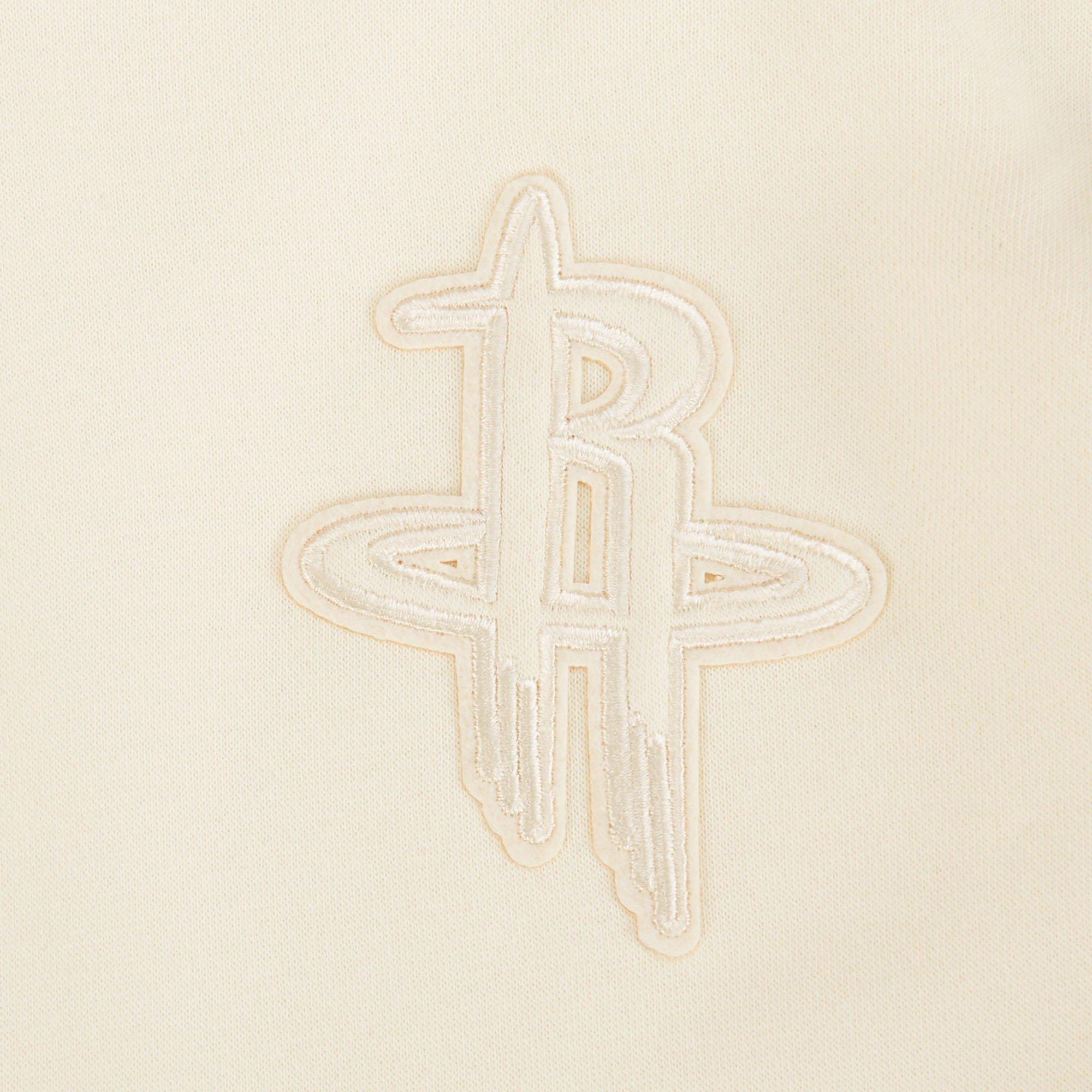 Pro Standard Little Boys​' NBA Houston Rockets Neutral Fleece PO Hoodie - Cream - CREAM Thumbnail View 3