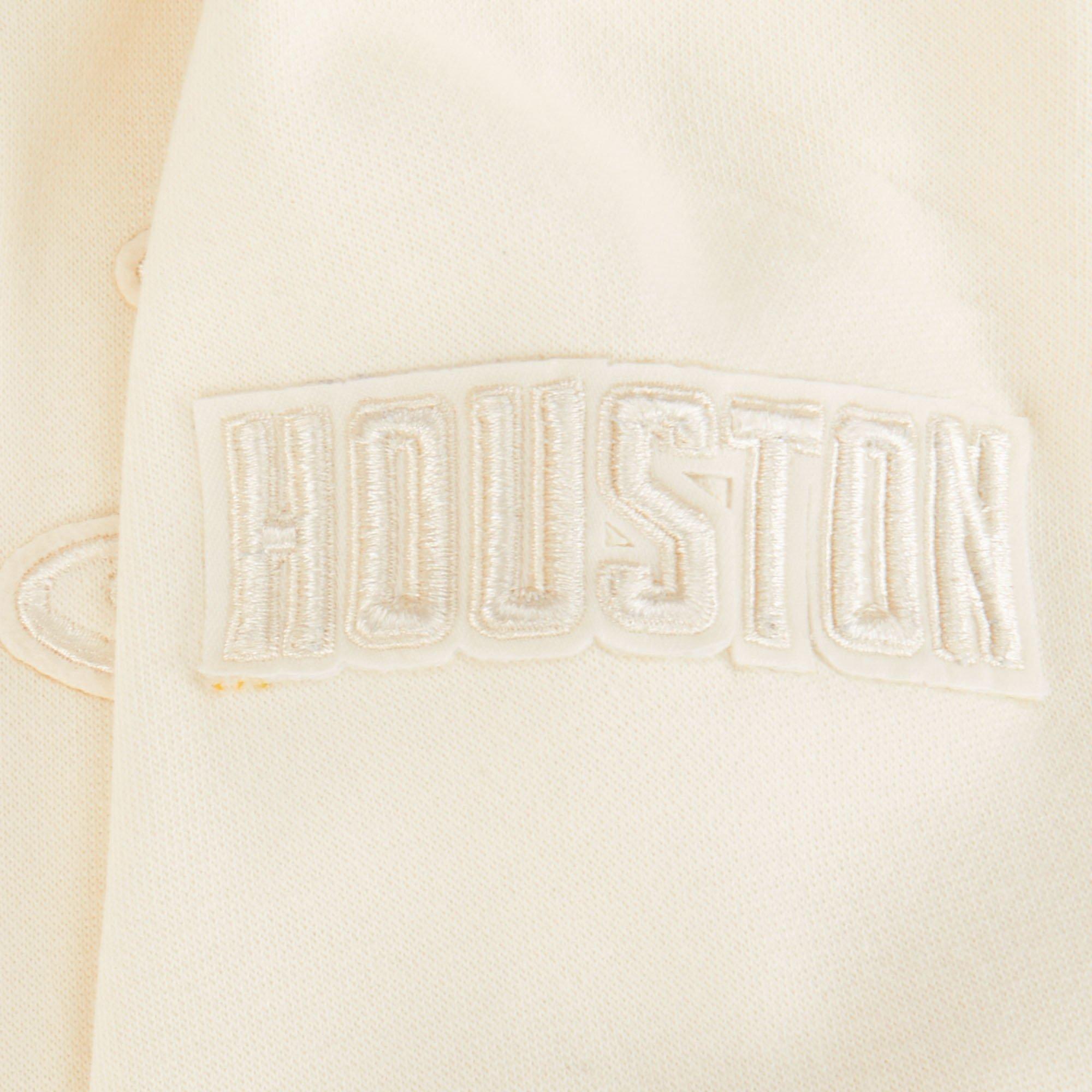 Pro Standard Little Boys​' NBA Houston Rockets Neutral Fleece PO Hoodie - Cream - CREAM Thumbnail View 4