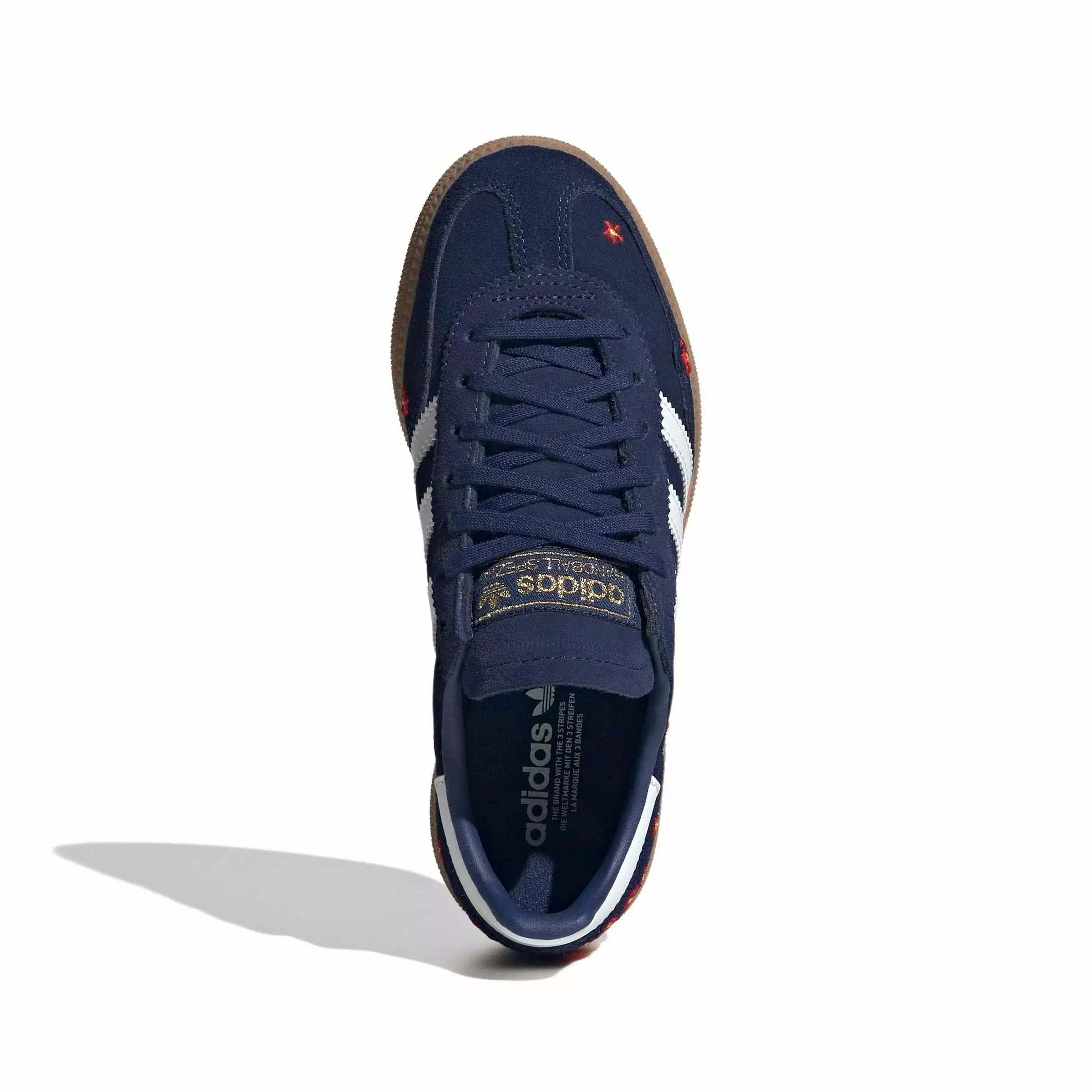 adidas Originals Handball Spezial "Dark Blue/Ftwr White/Gum 4" Grade School Girls' Shoe - DK BLUE/WHITE/GUM