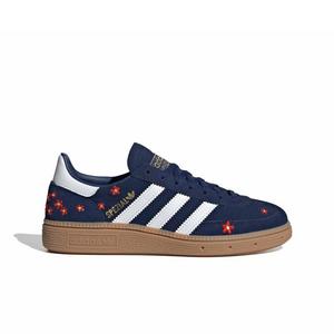 adidas Originals Handball Spezial "Dark Blue/Ftwr White/Gum 4" Grade School Girls' Shoe - DK BLUE/WHITE/GUM