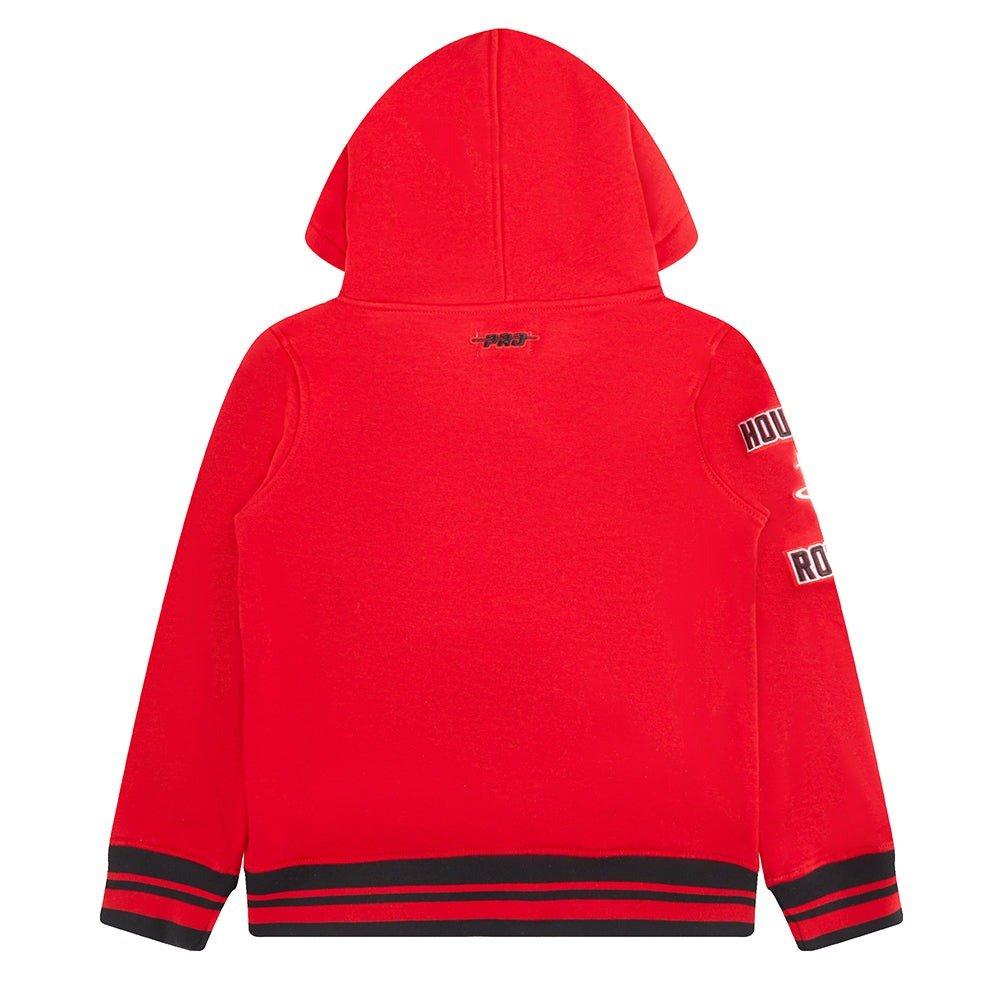 Pro Standard Little Boys​' NBA Houston Rockets Retro Classic Rib Fleece PO Hoodie -Red/Black - RED/BLACK Thumbnail View 2