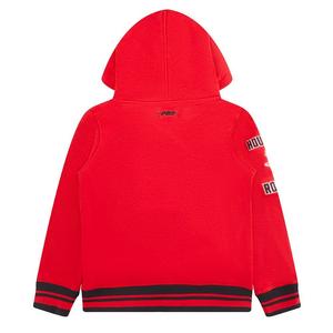 Pro Standard Little Boys​' NBA Houston Rockets Retro Classic Rib Fleece PO Hoodie -Red/Black