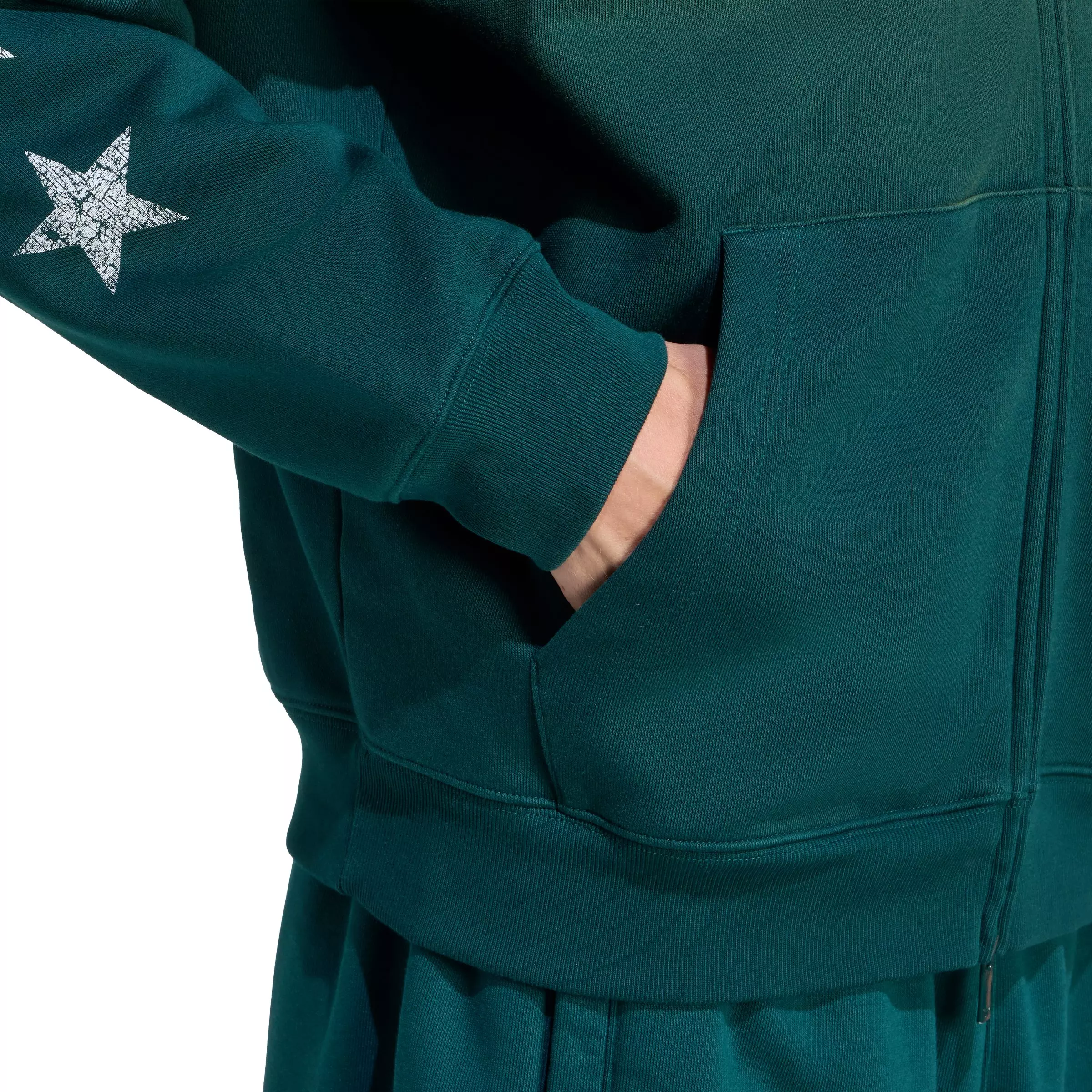 adidas Originals Men's Originals Dept. Graphic Full-Zip Jacket - Green - GREEN