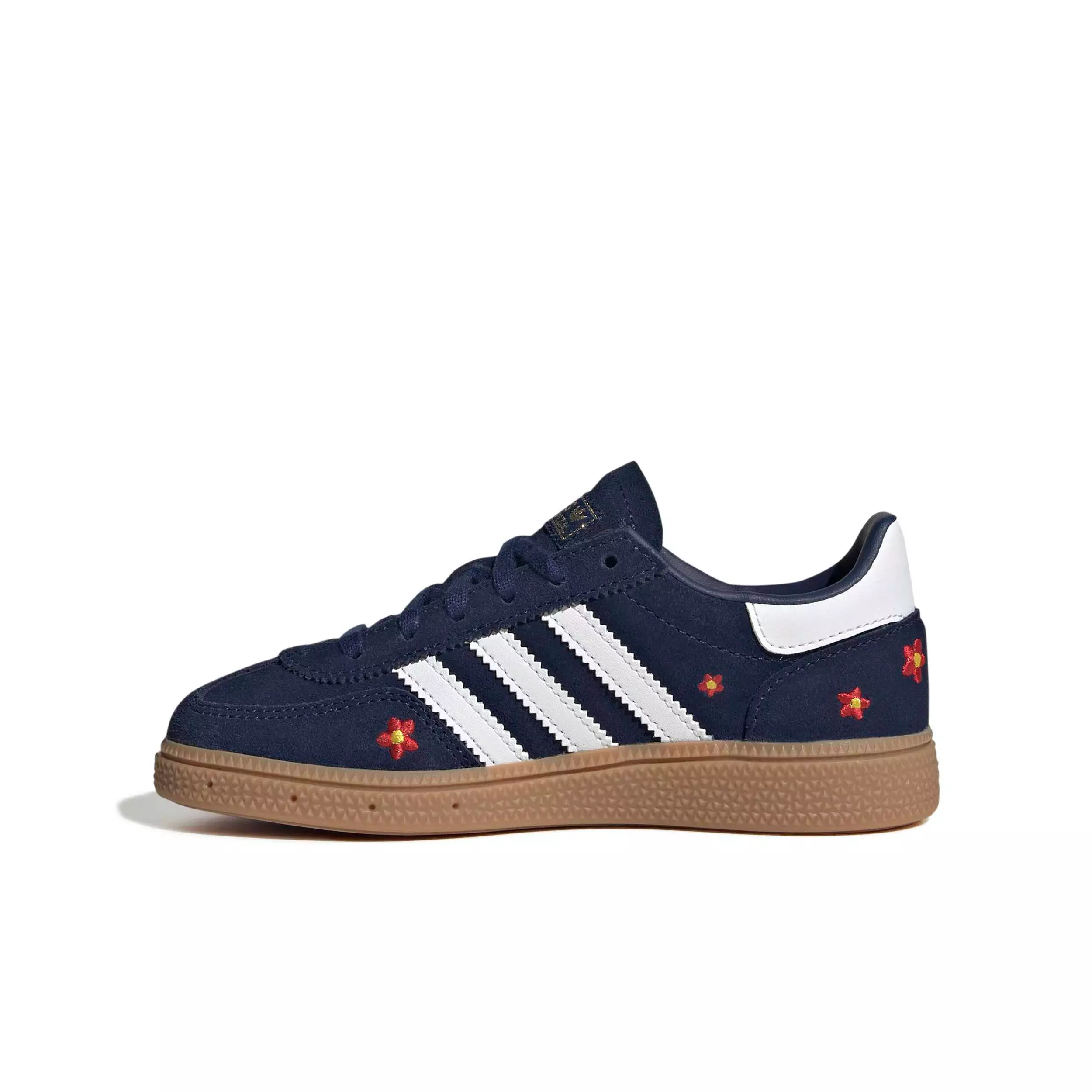adidas Originals Handball Spezial "Dark Blue/Ftwr White/Gum 4" Preschool Girls' Shoe - DK BLUE/WHITE/GUM
