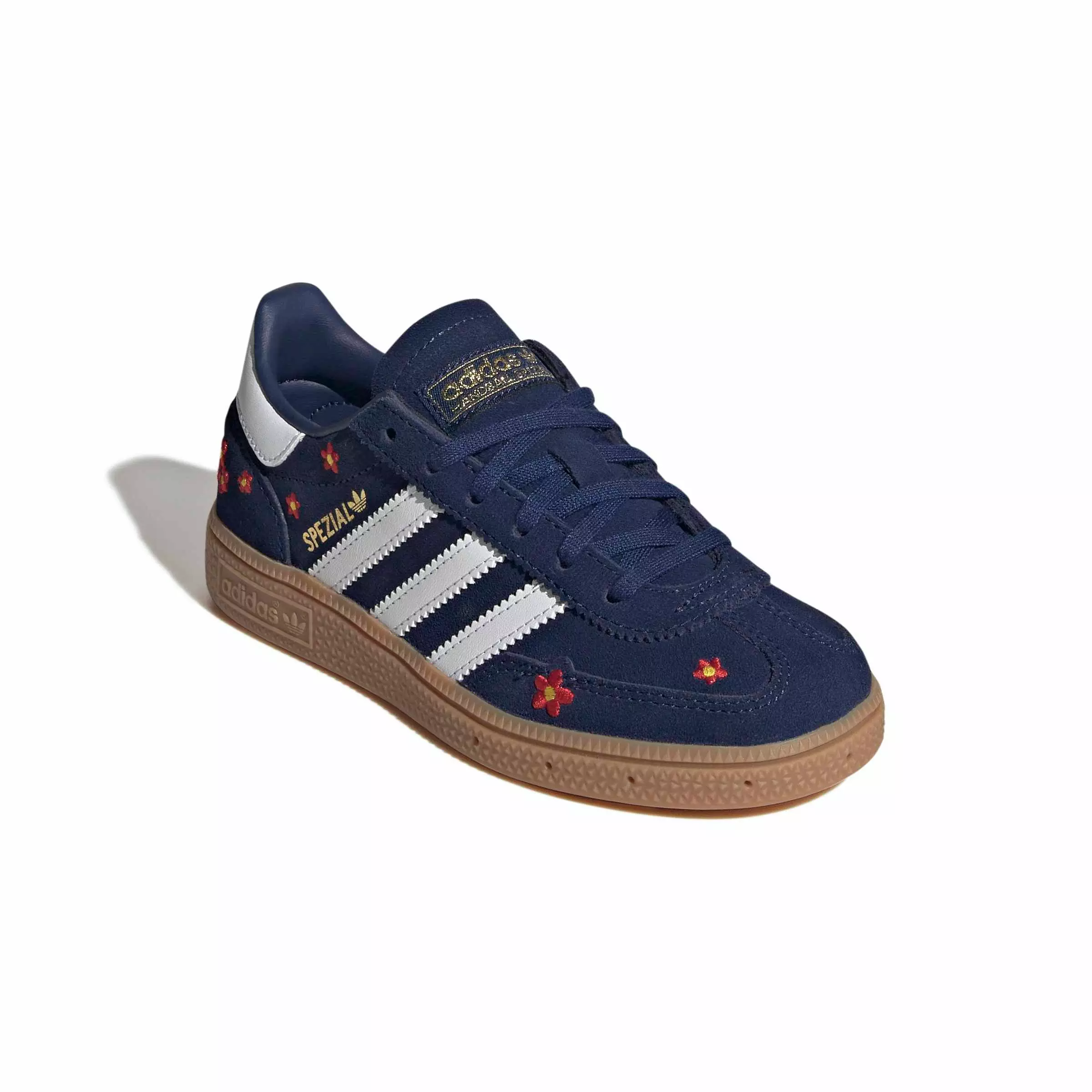 adidas Originals Handball Spezial "Dark Blue/Ftwr White/Gum 4" Preschool Girls' Shoe - DK BLUE/WHITE/GUM