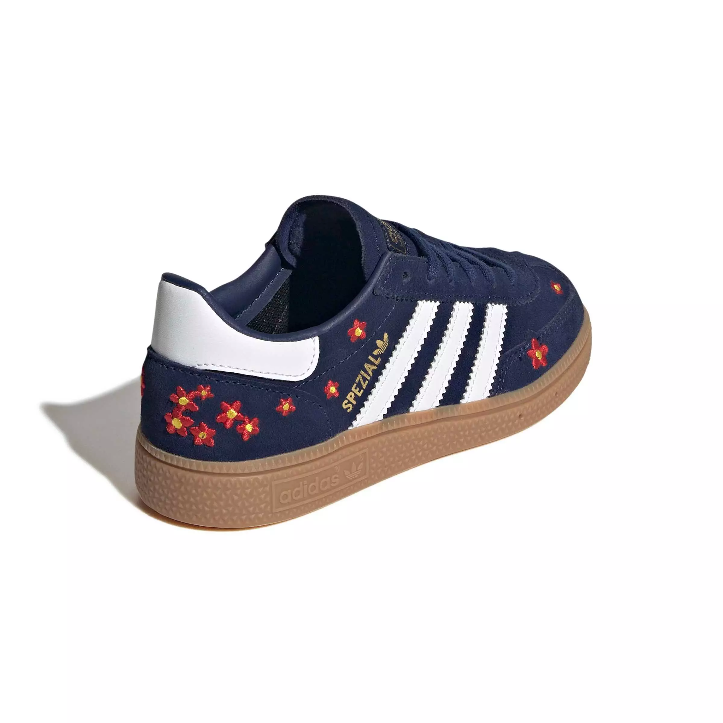 adidas Originals Handball Spezial "Dark Blue/Ftwr White/Gum 4" Preschool Girls' Shoe - DK BLUE/WHITE/GUM
