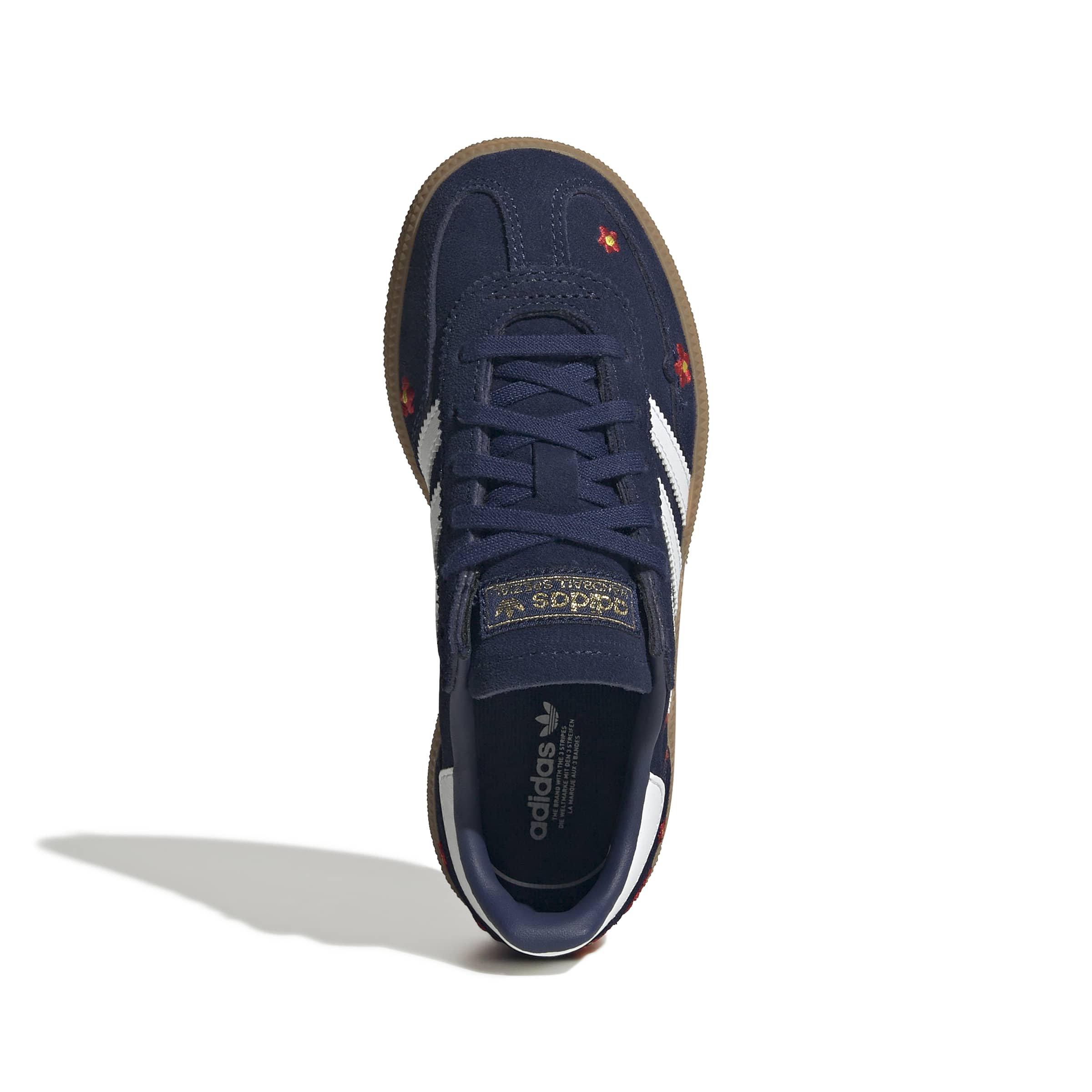 adidas Originals Handball Spezial "Dark Blue/Ftwr White/Gum 4" Preschool Girls' Shoe - DK BLUE/WHITE/GUM