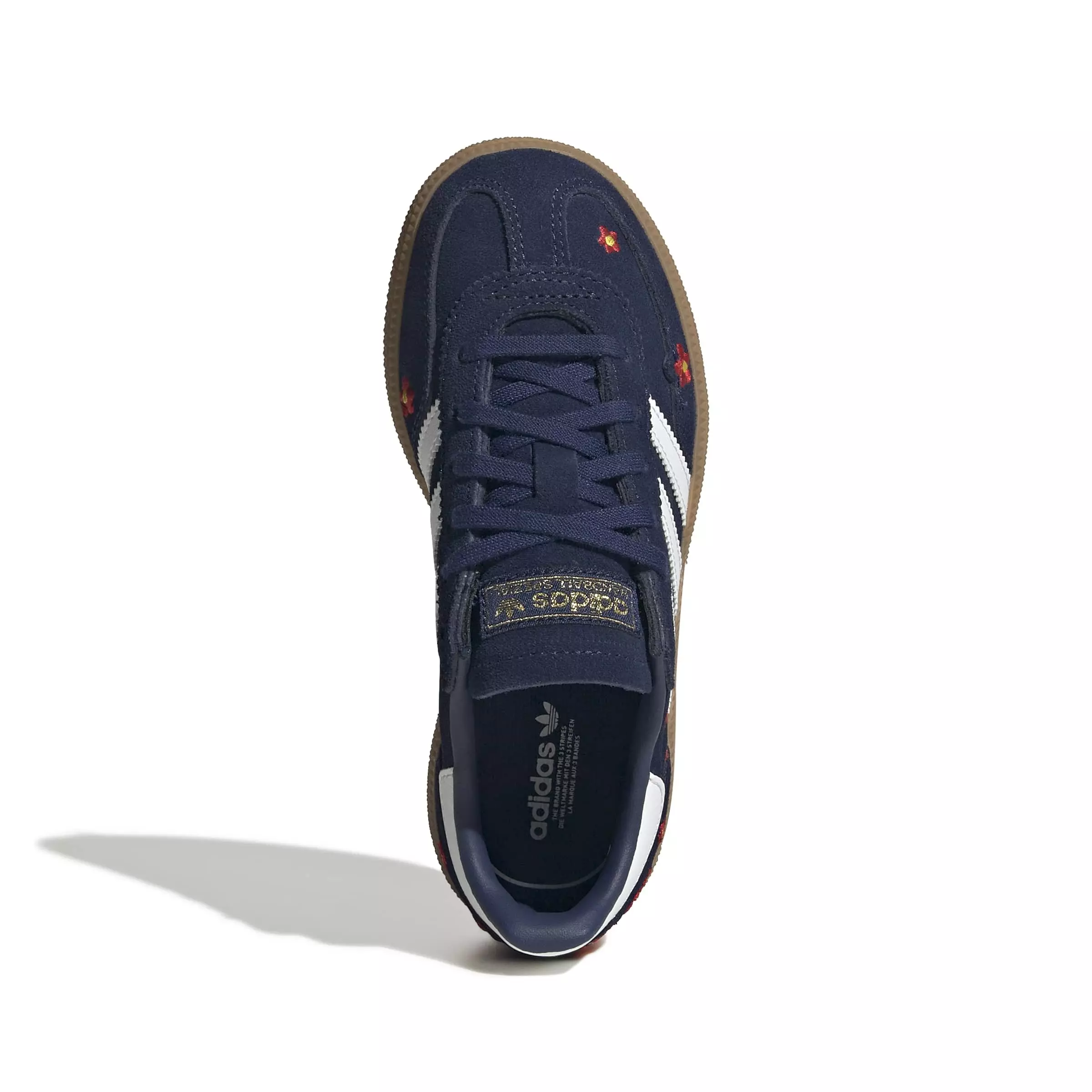 adidas Originals Handball Spezial "Dark Blue/Ftwr White/Gum 4" Preschool Girls' Shoe - DK BLUE/WHITE/GUM