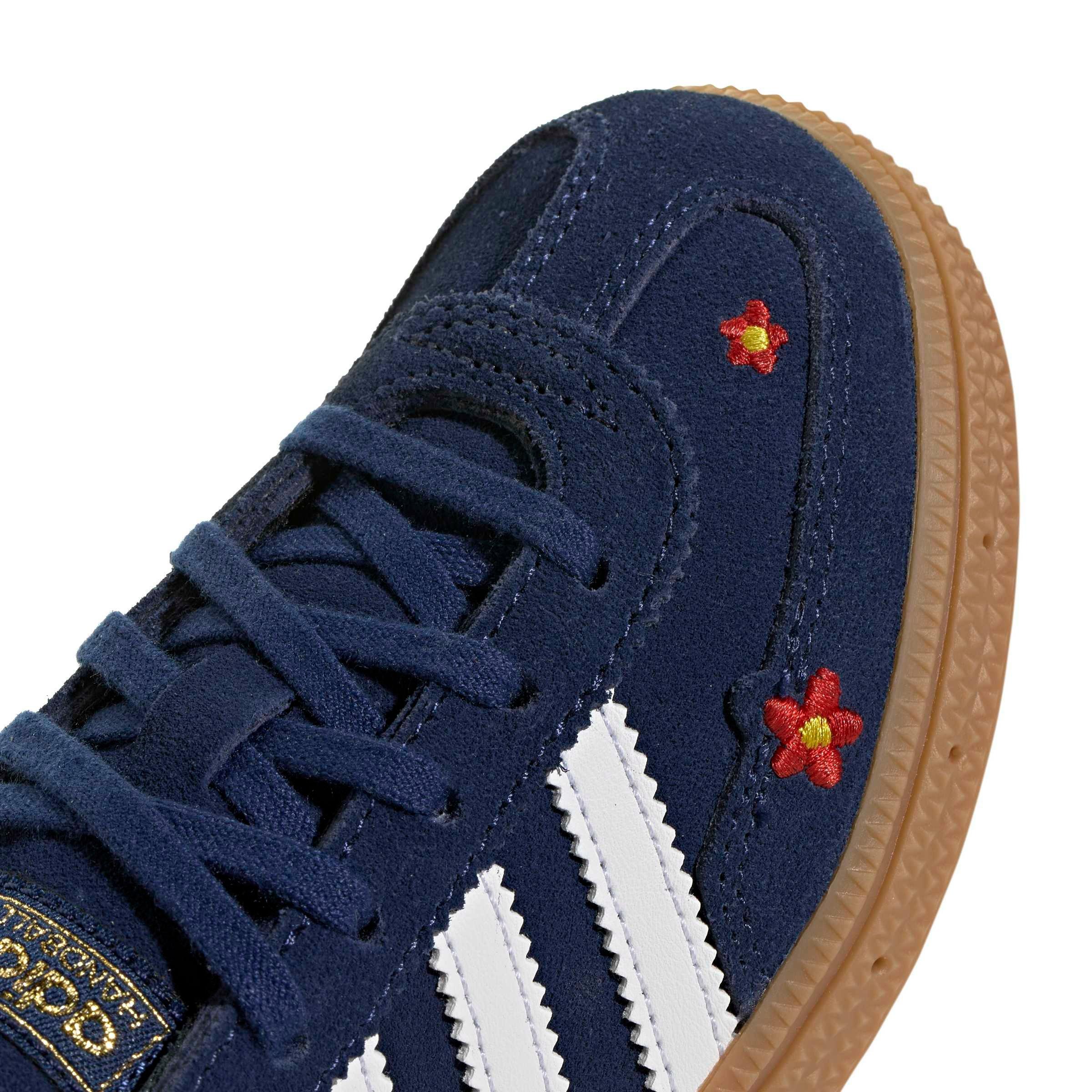 adidas Originals Handball Spezial "Dark Blue/Ftwr White/Gum 4" Preschool Girls' Shoe - DK BLUE/WHITE/GUM