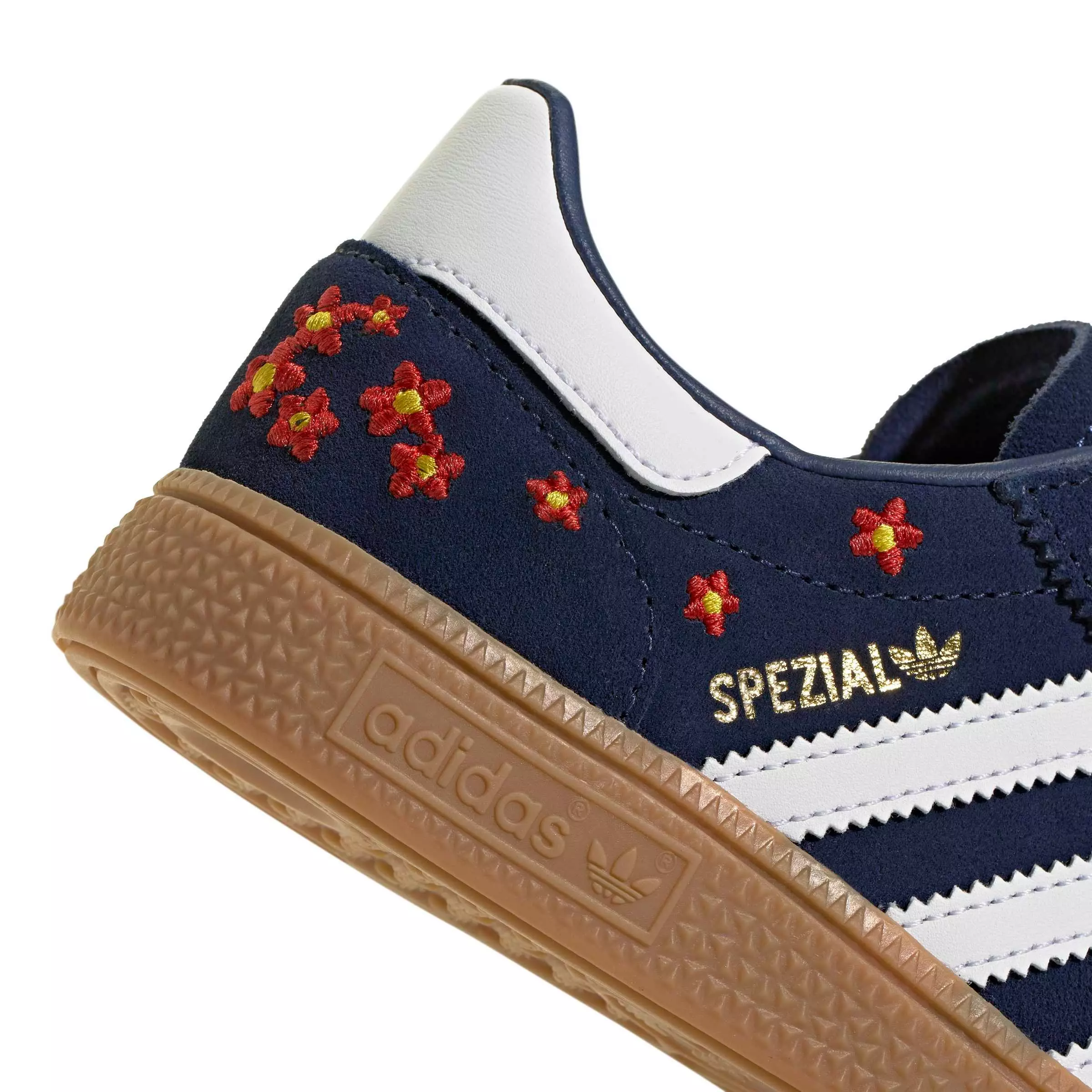 adidas Originals Handball Spezial "Dark Blue/Ftwr White/Gum 4" Preschool Girls' Shoe - DK BLUE/WHITE/GUM
